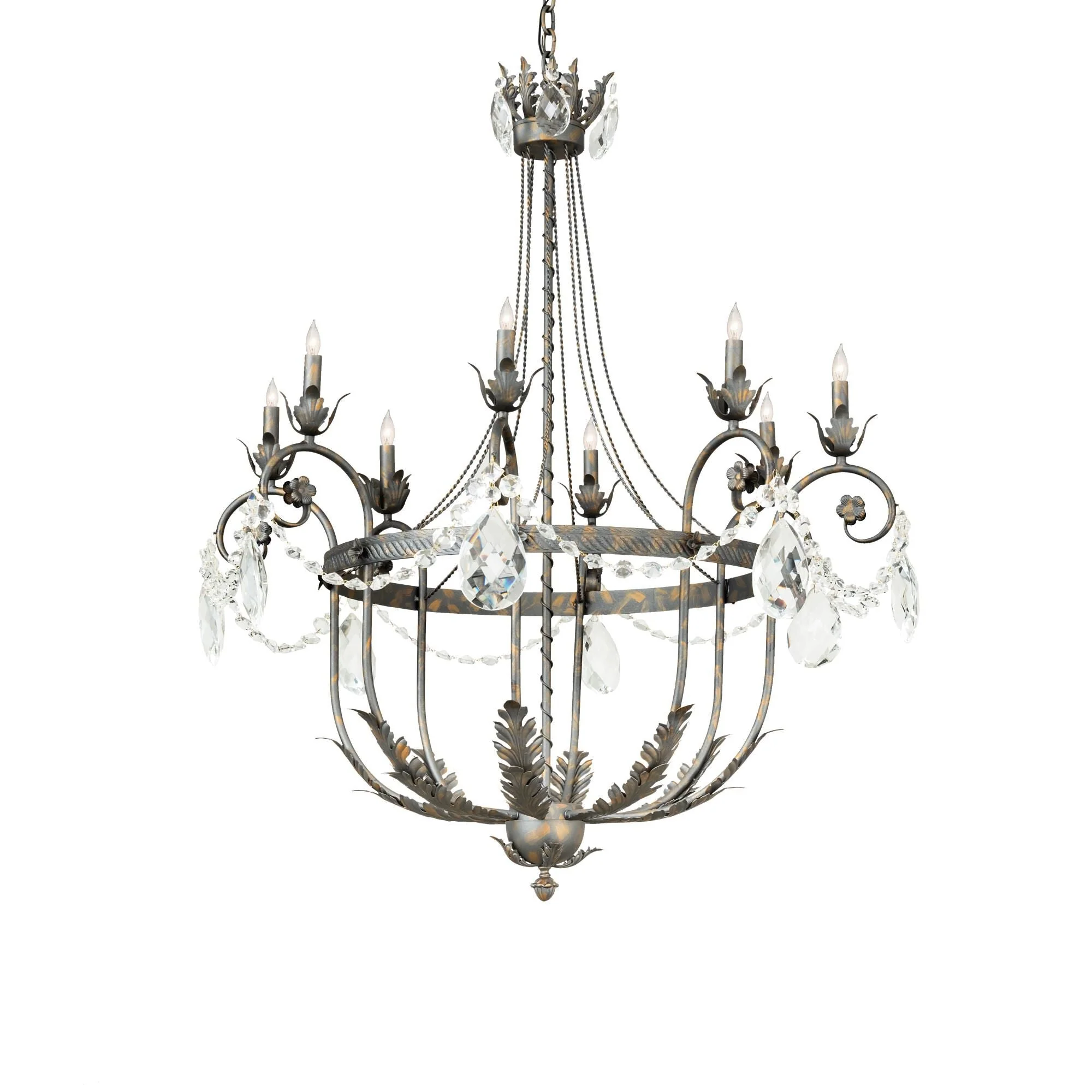 Meyda Lighting Antonia 40 Inch 2 Light Chandelier Cp744424 - Image 1