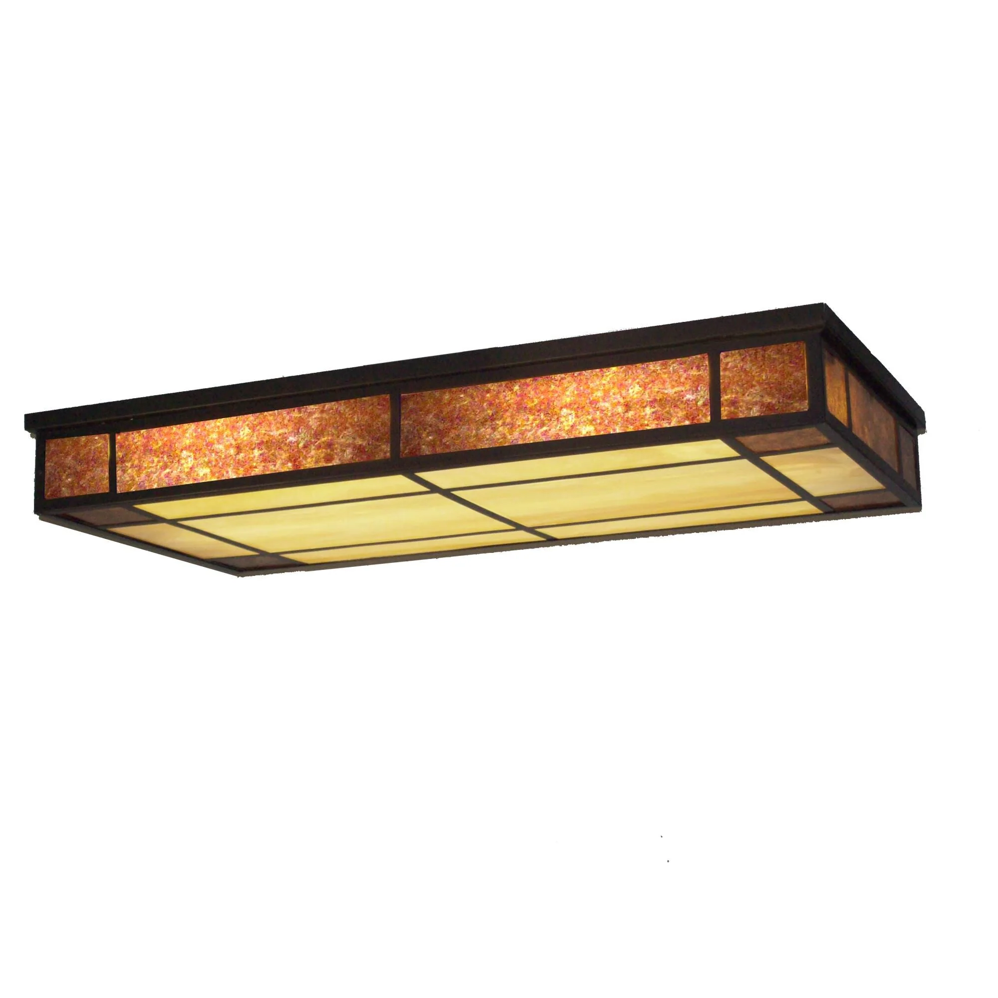 Meyda Lighting Long Polaris 48 Inch 3 Light Flush Mount Cp747434 - Image 1