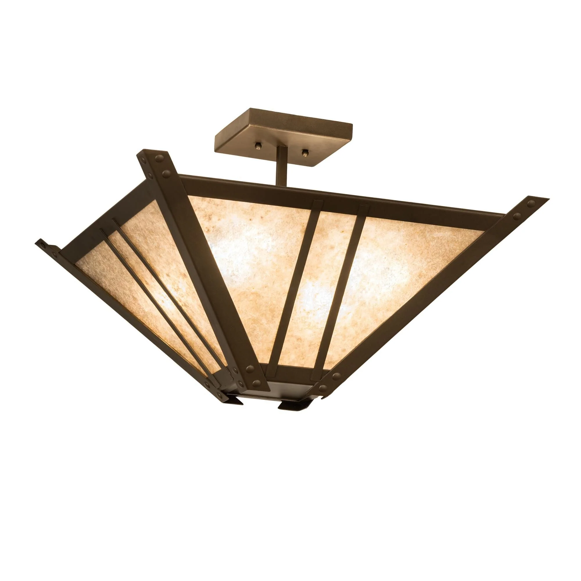 Meyda Lighting Arta 32 Inch 4 Light Semi Flush Mount Cp746087 - Image 1