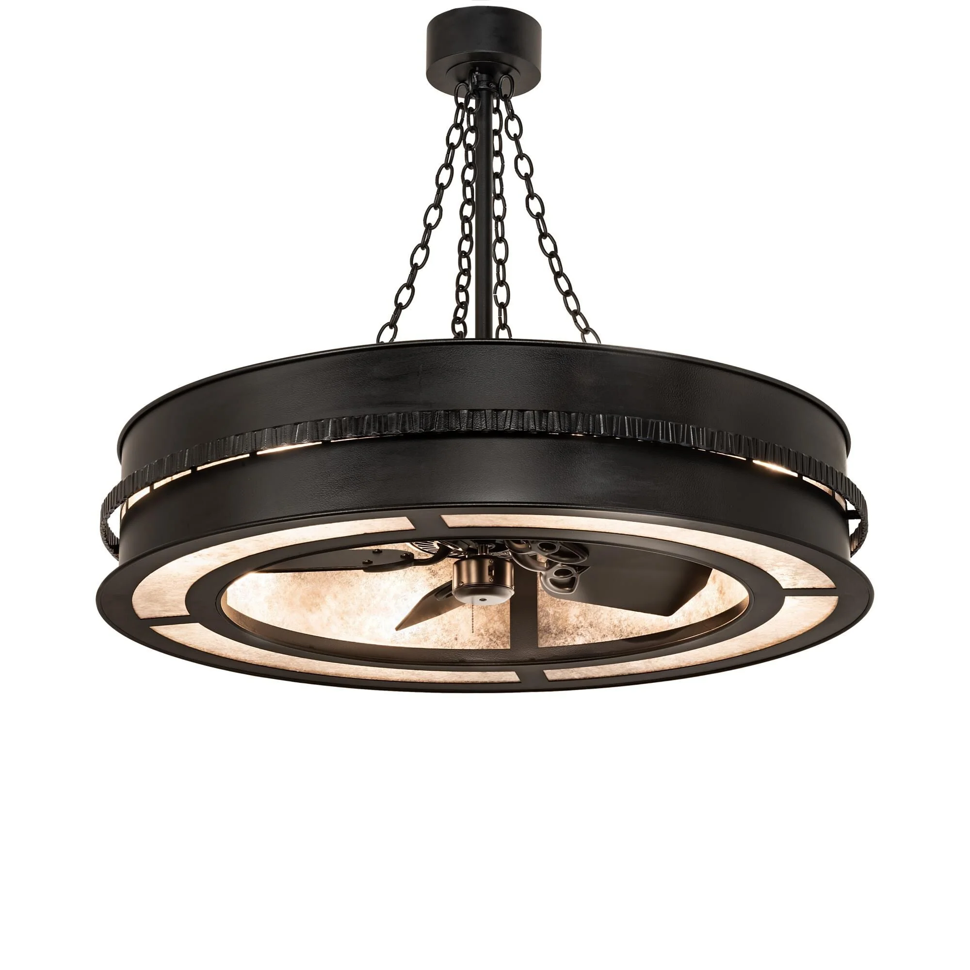 Meyda Lighting Golden Forge 44 Inch 8 Light Chandelier Cp744261 - Image 1