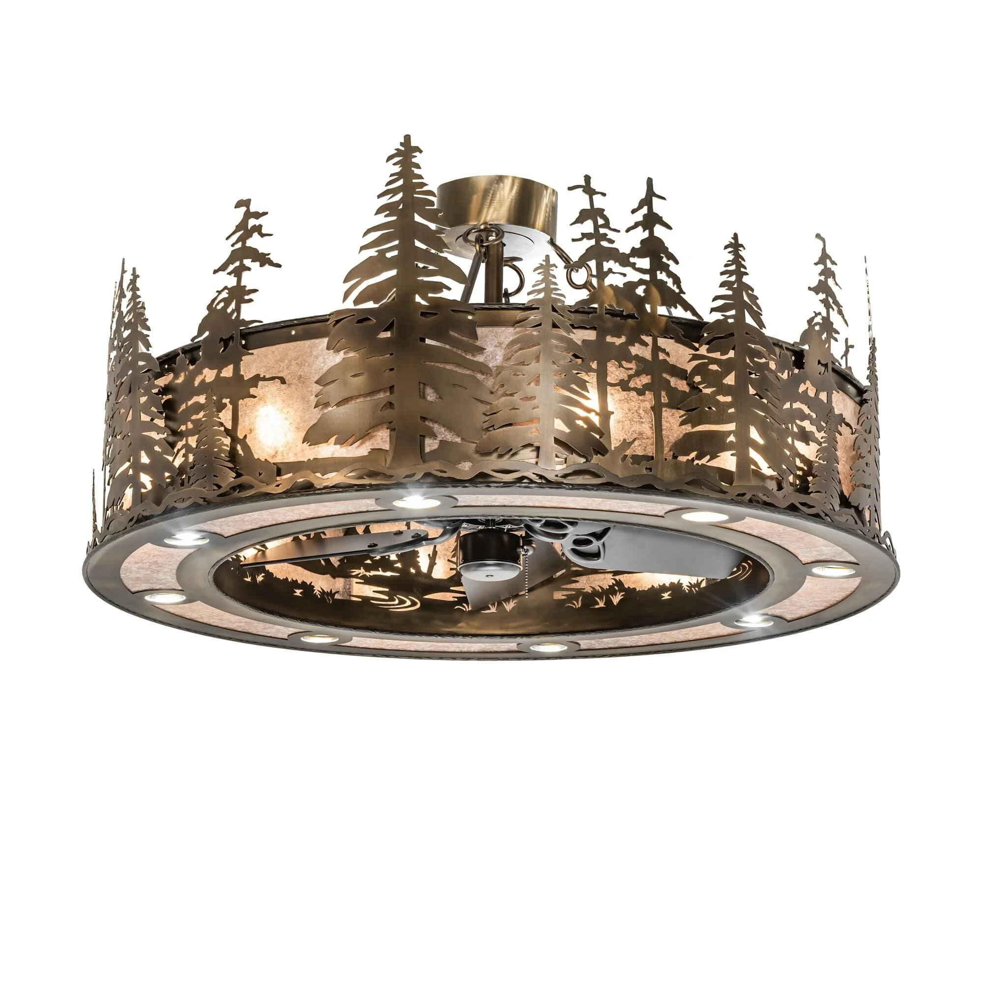 Meyda Lighting Tall Pines 45 Inch Large Pendant Cp745195 - Image 1
