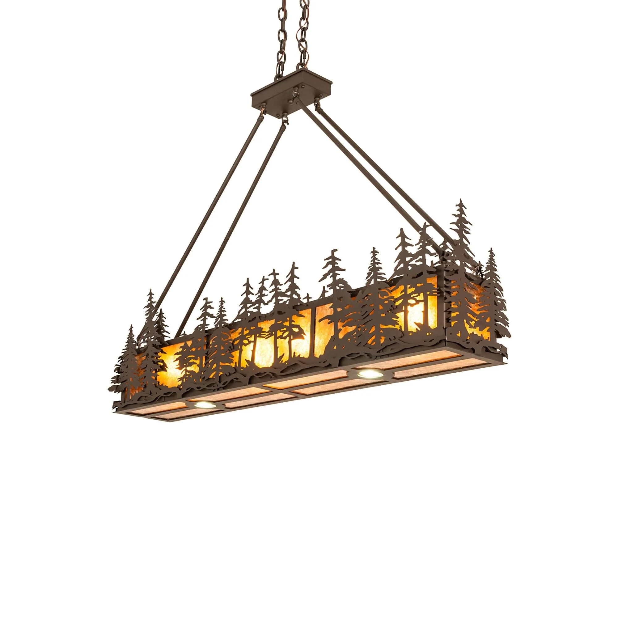 Meyda Lighting Tall Pines 47 Inch Large Pendant Cp745958 - Image 1