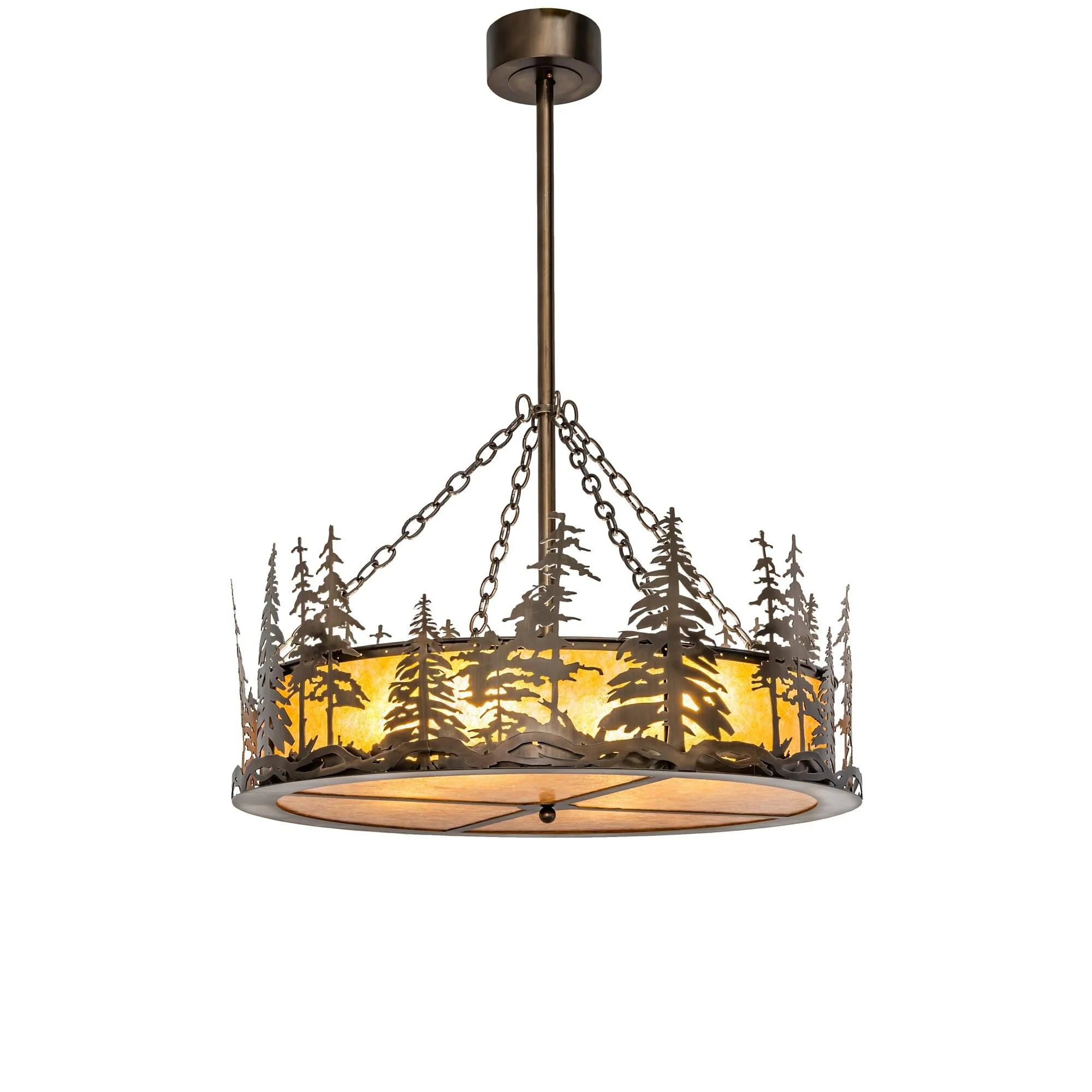 Meyda Lighting Tall Pines 36 Inch Large Pendant Cp745510 - Image 1