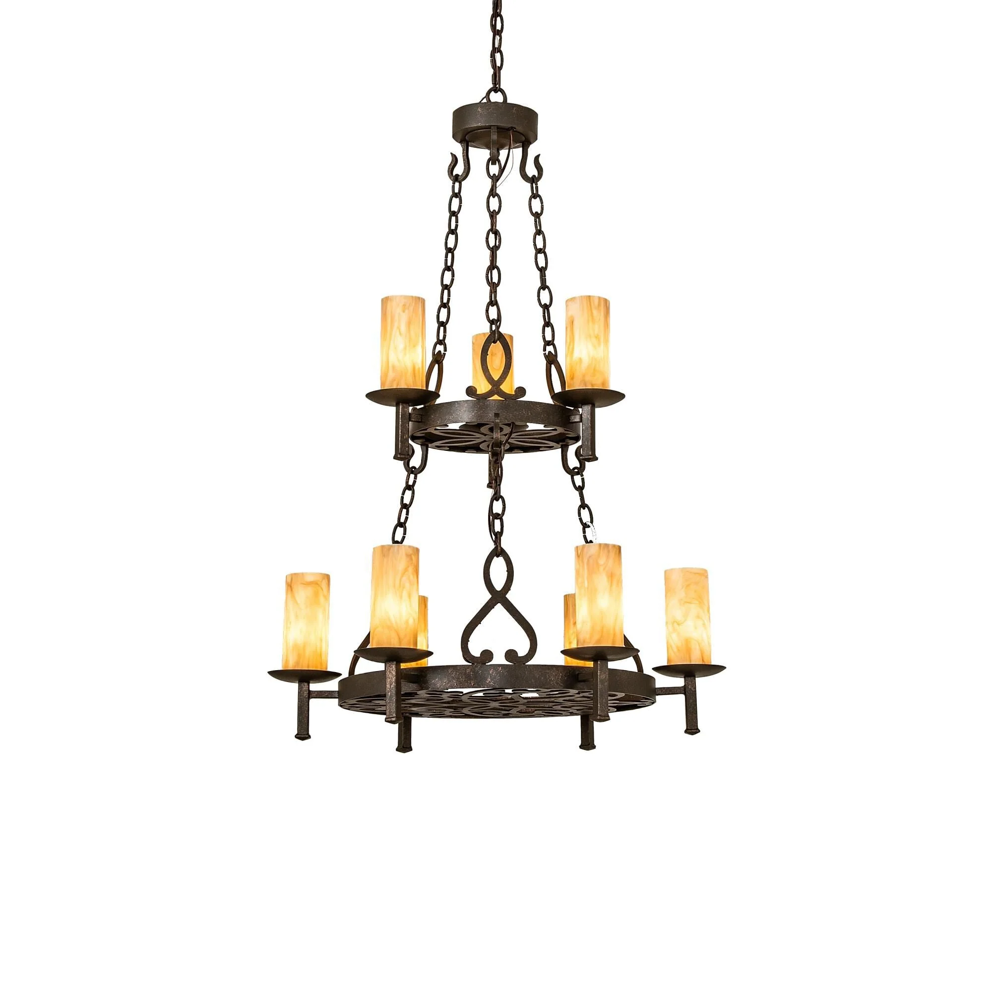 Meyda Lighting Newcastle 31 Inch 4 Light Chandelier Cp744339 - Image 1