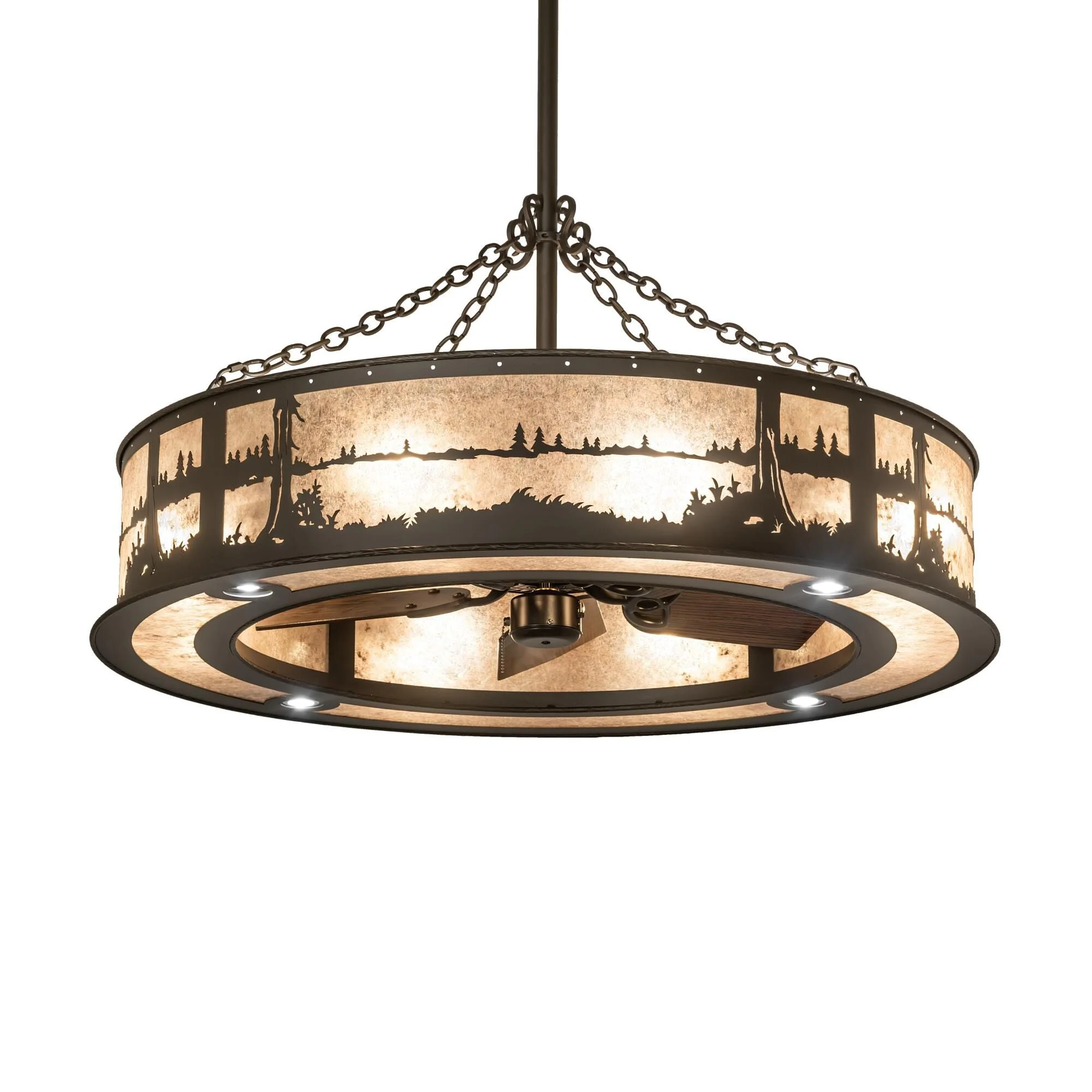 Meyda Lighting Quiet Pond 44 Inch 4 Light Chandelier Cp744518 - Image 2
