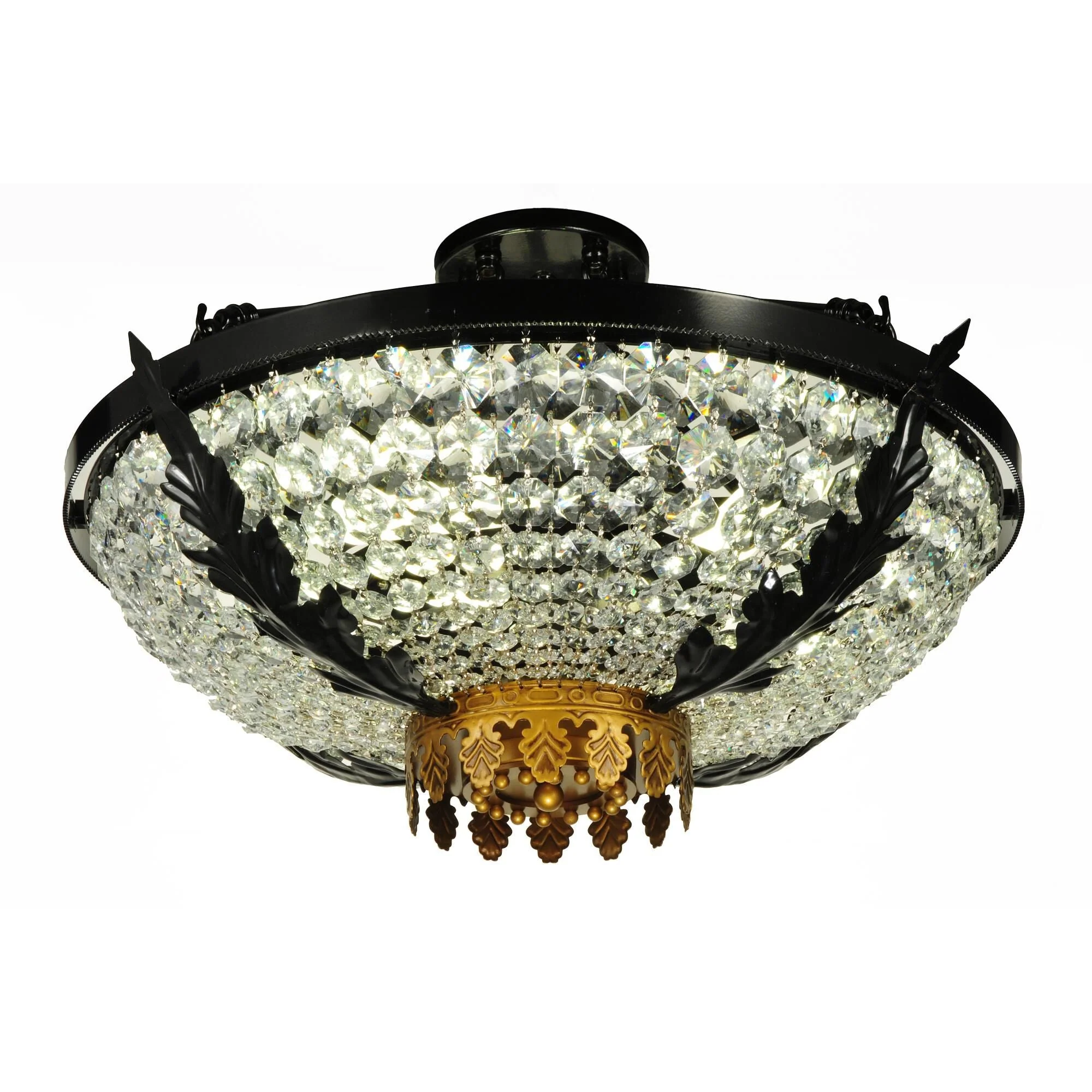Meyda Lighting Chrisanne 24 Inch 3 Light Semi Flush Mount Cp746072 - Image 1