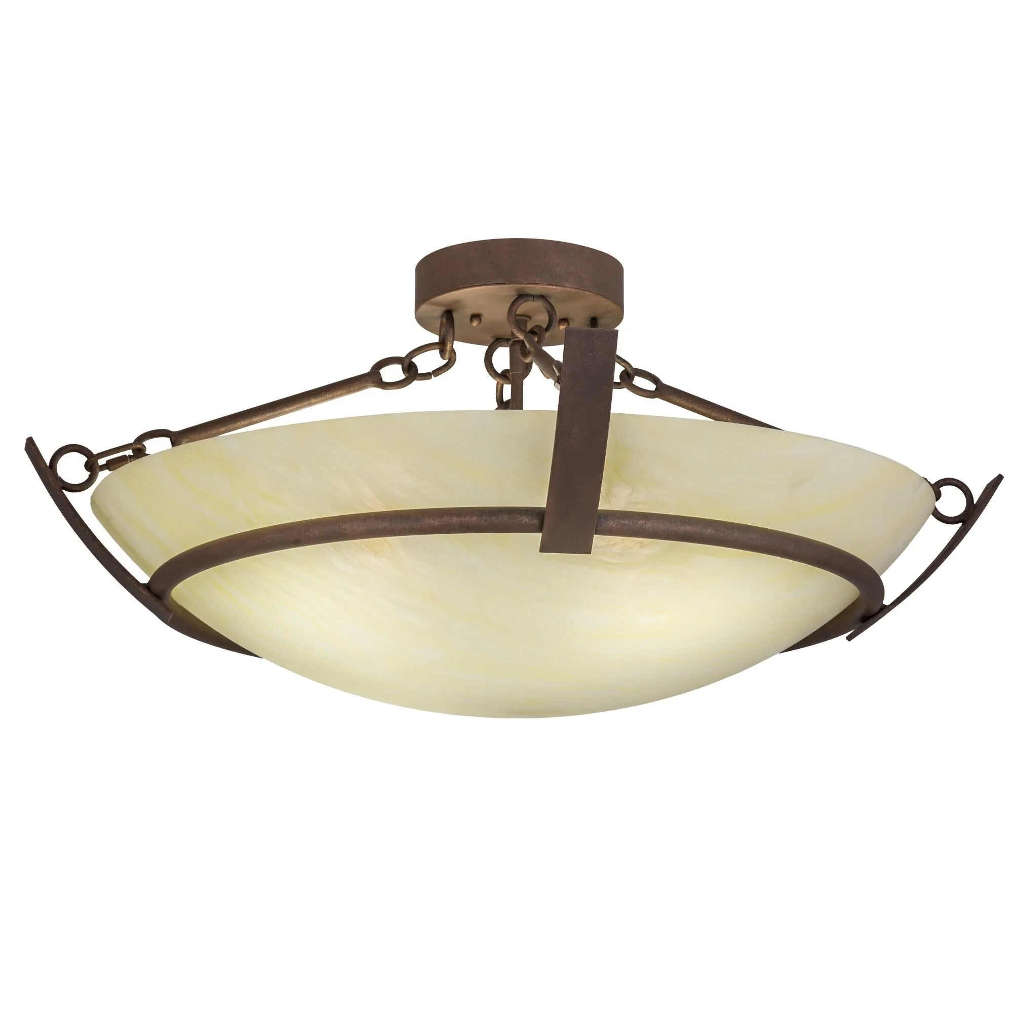 Meyda Lighting Covina 30 Inch 4 Light Semi Flush Mount Cp746073 - Image 1