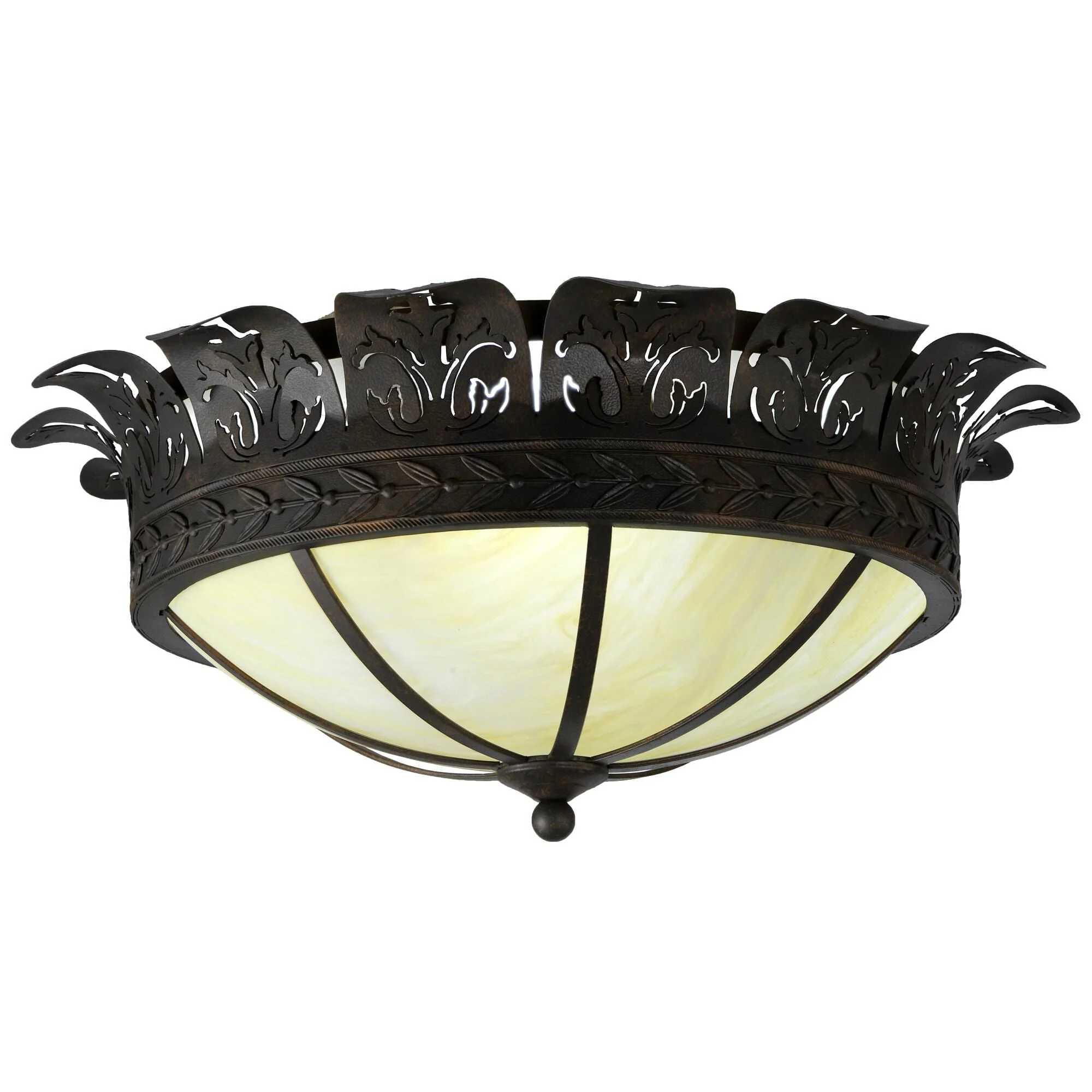Meyda Lighting Crowne 24 Inch 56 Light Flush Mount Cp744900 - Image 1