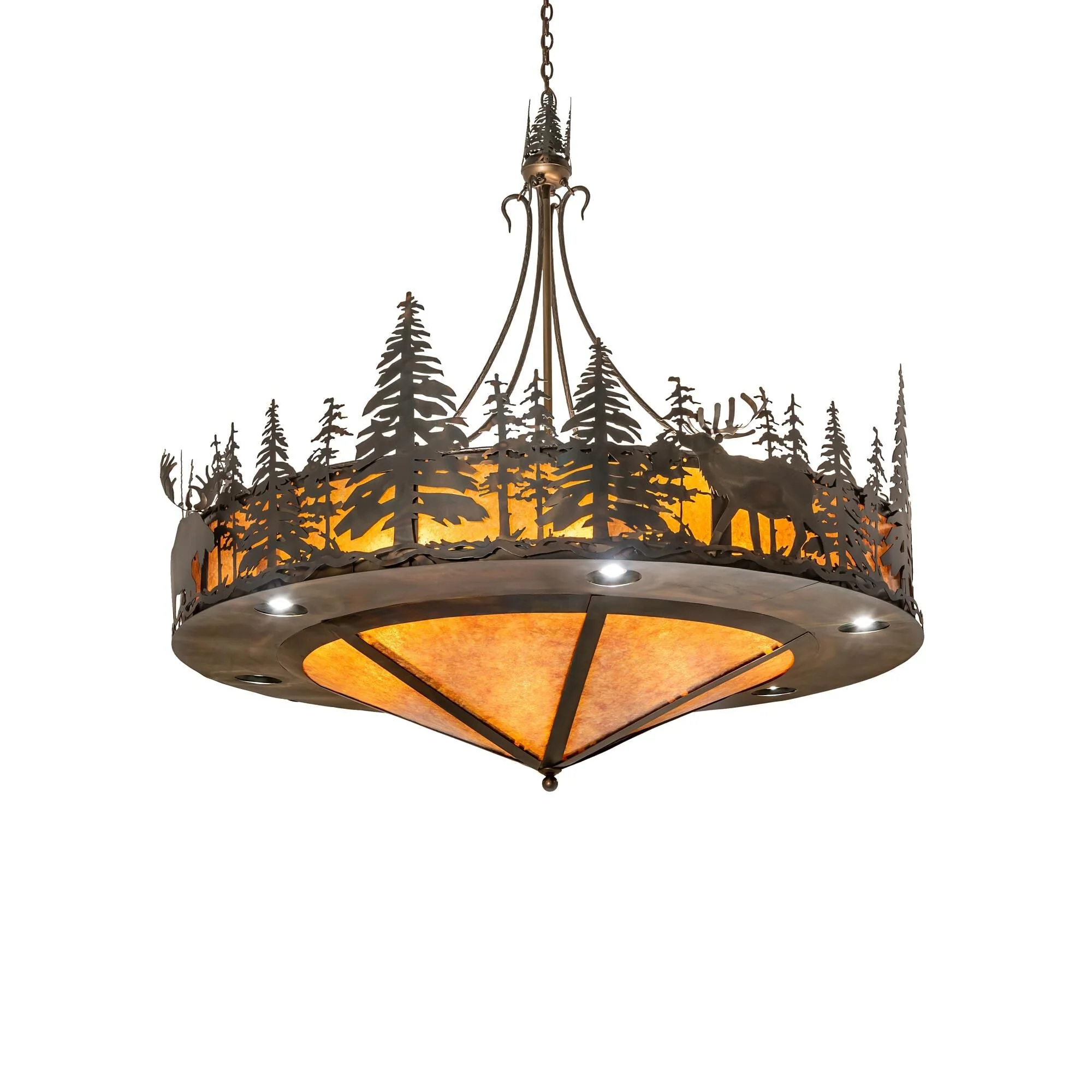 Meyda Lighting Wildlife At Dusk 62 Inch Large Pendant Cp745609 - Image 1