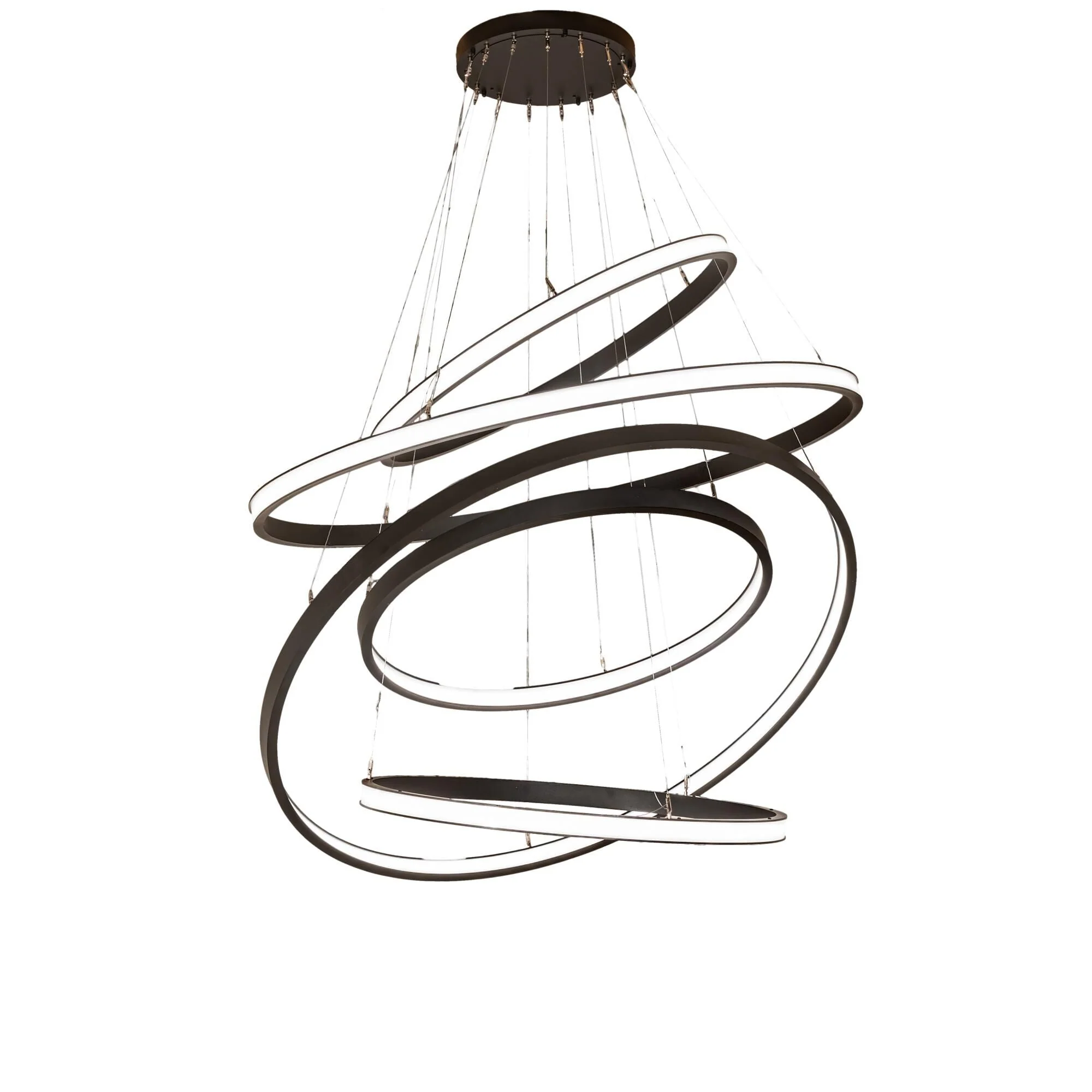 Meyda Lighting Anillo 60 Inch Led Chandelier Cp779838 - Image 1