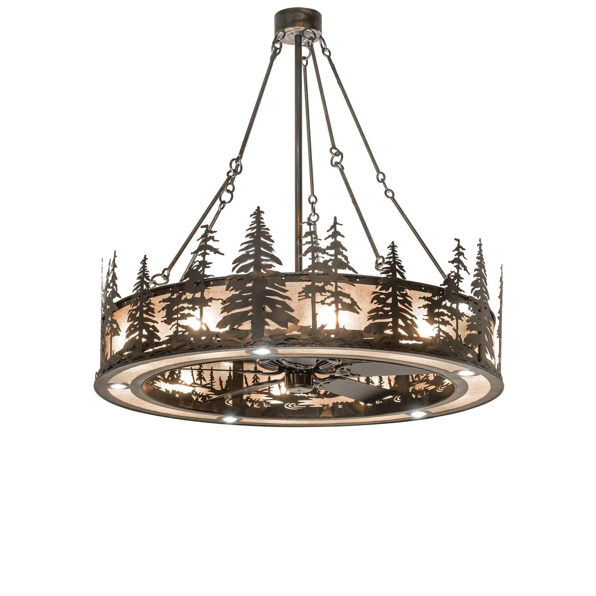 Meyda Lighting Tall Pines 56 Inch 16 Light Chandelier Cp744443 - Image 1