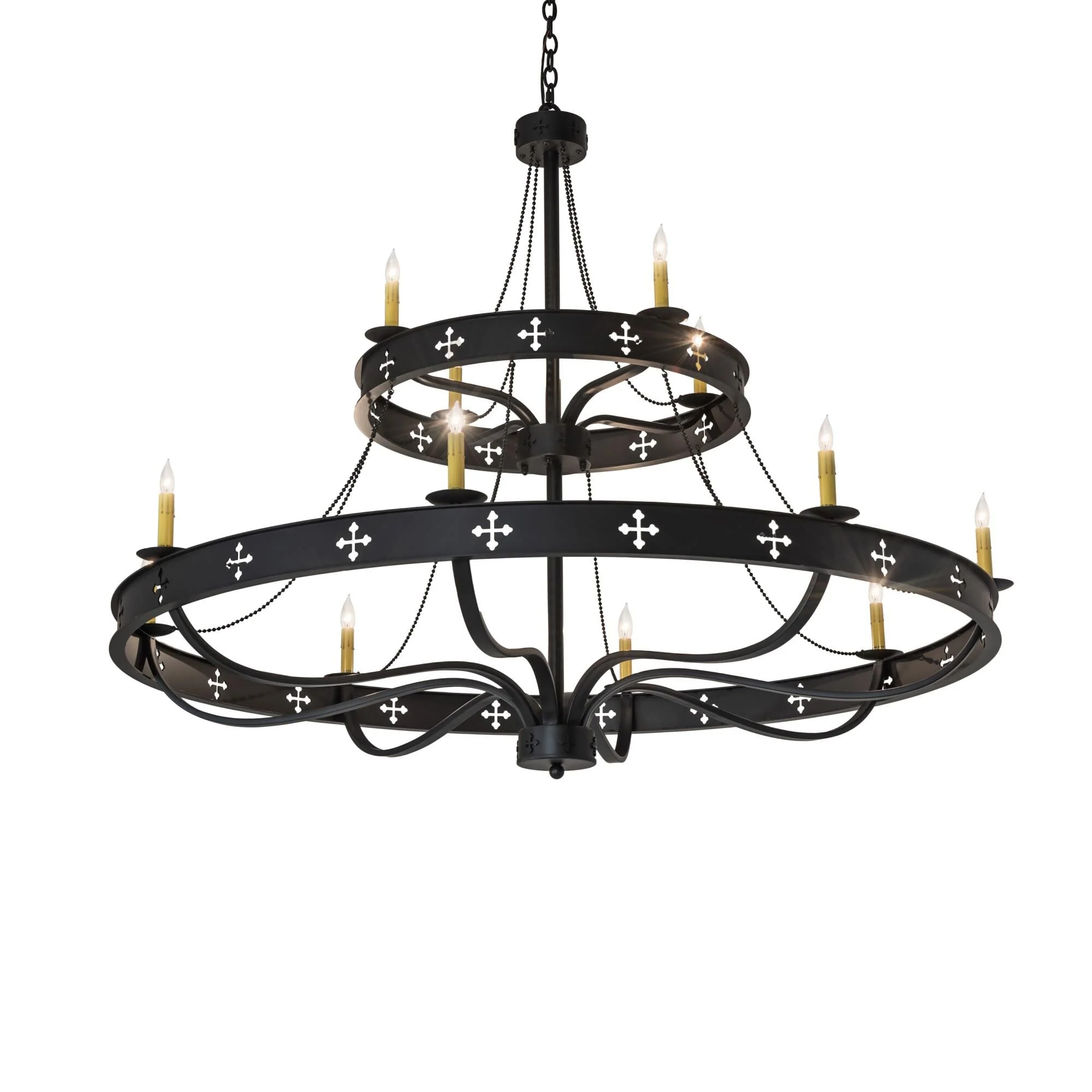 Meyda Lighting Byzantine 60 Inch 4 Light Chandelier Cp744405 - Image 1