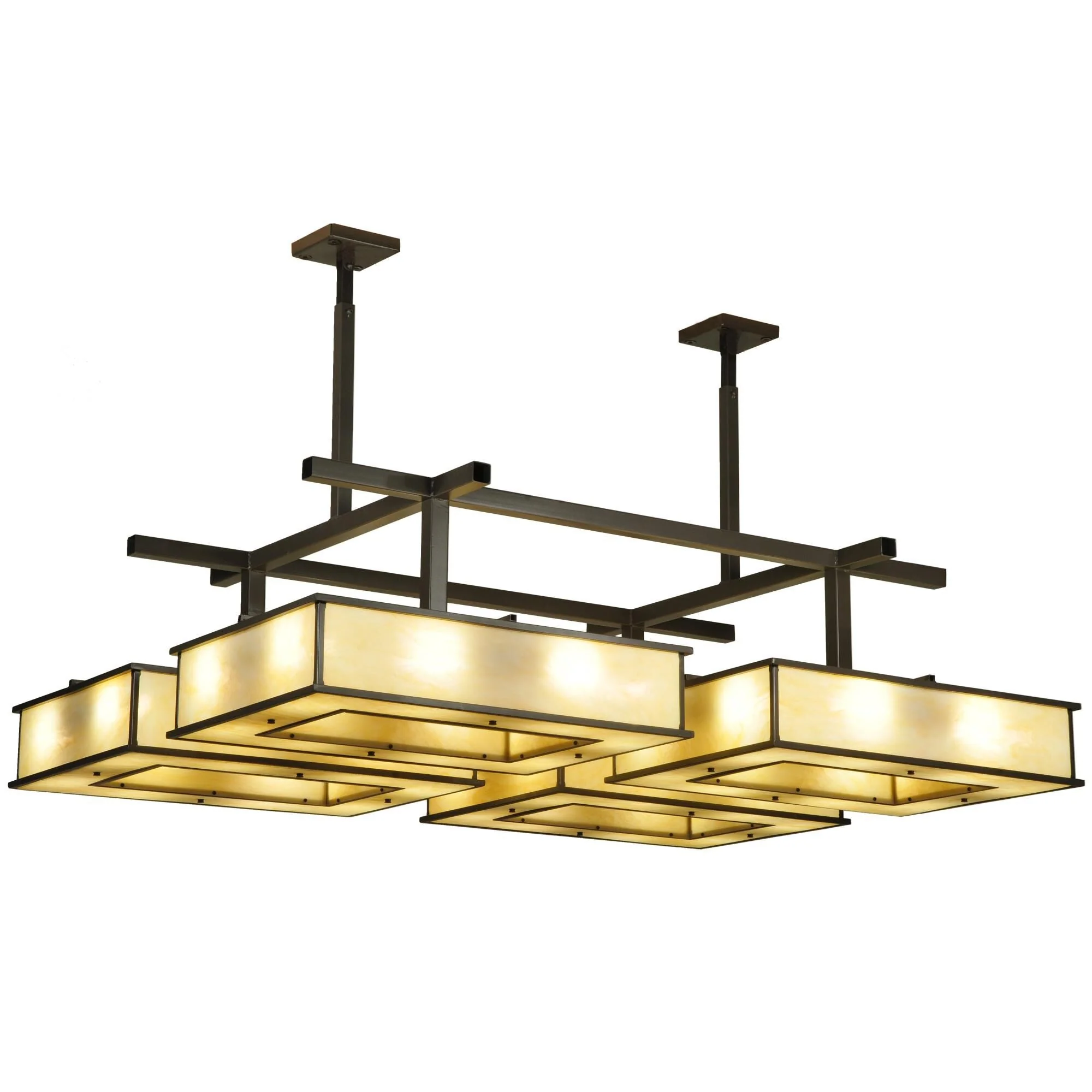 Meyda Lighting Piazza 68 Inch 32 Light Semi Flush Mount Cp746160 - Image 1