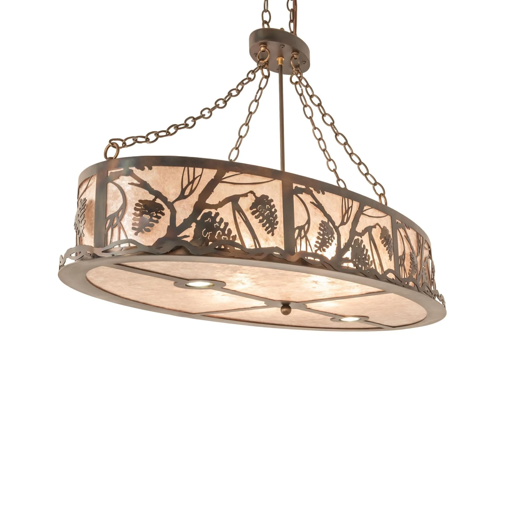 Meyda Lighting Winter Pine 48 Inch Large Pendant Cp745282 - Image 1