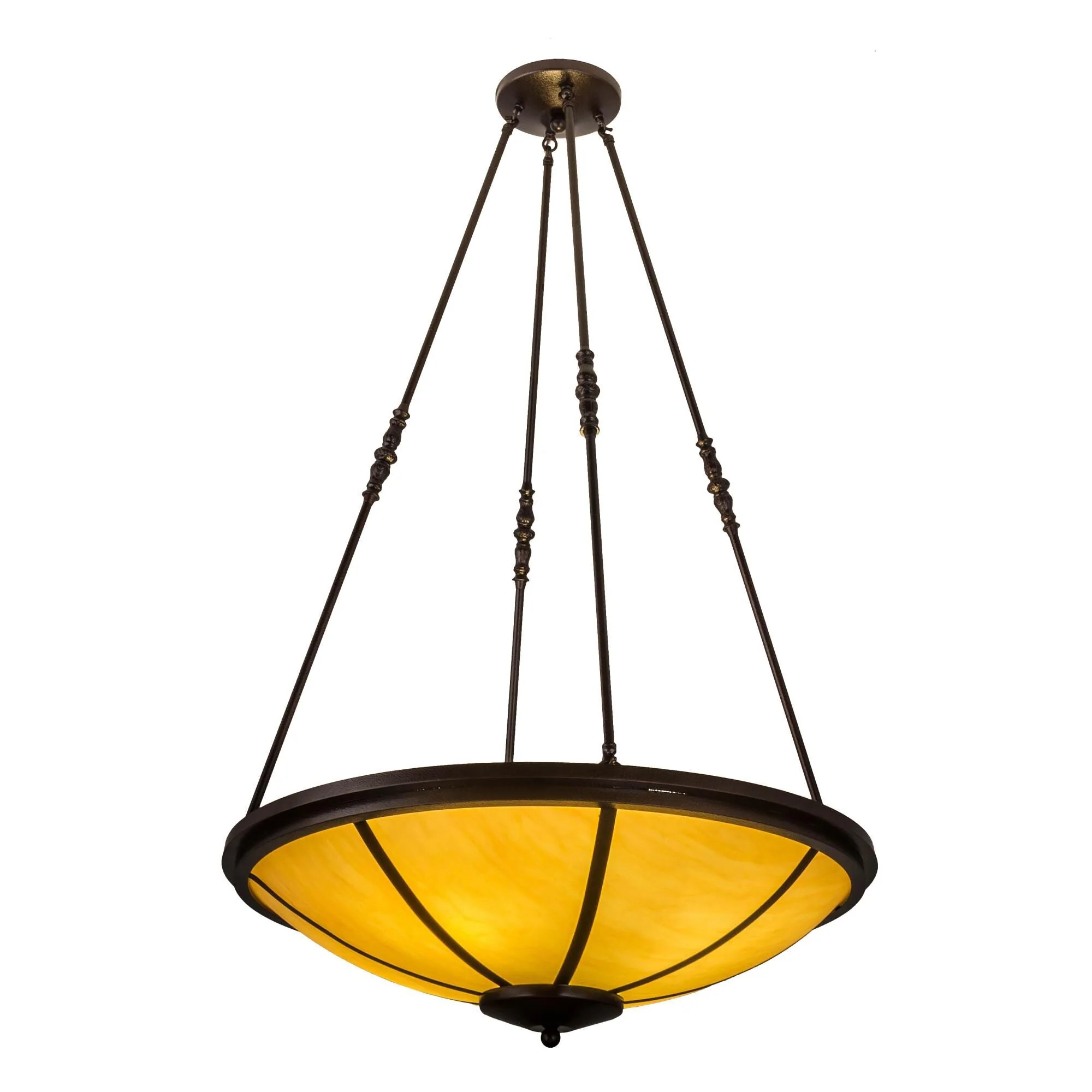 Meyda Lighting Commerce 32 Inch 4 Light Semi Flush Mount Cp746170 - Image 1