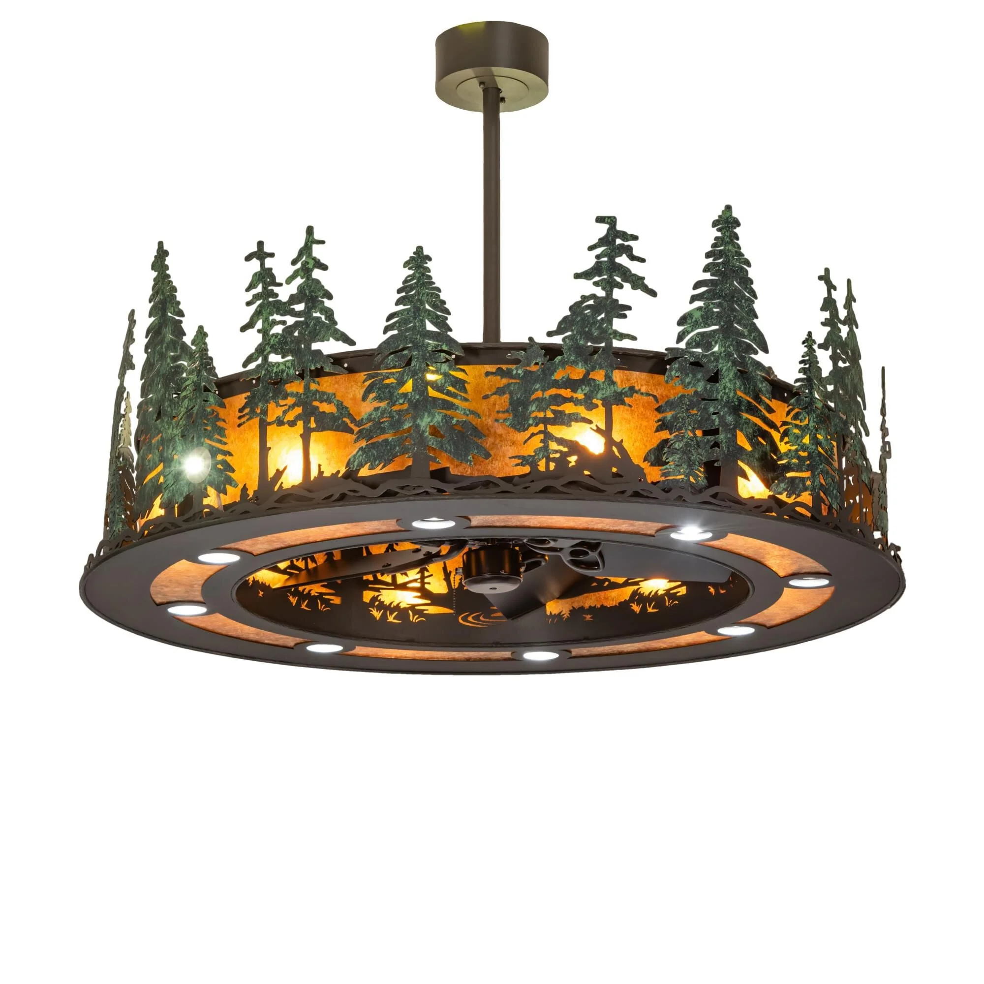Meyda Lighting Tall Pines 48 Inch Chandelier Cp744264 - Image 1