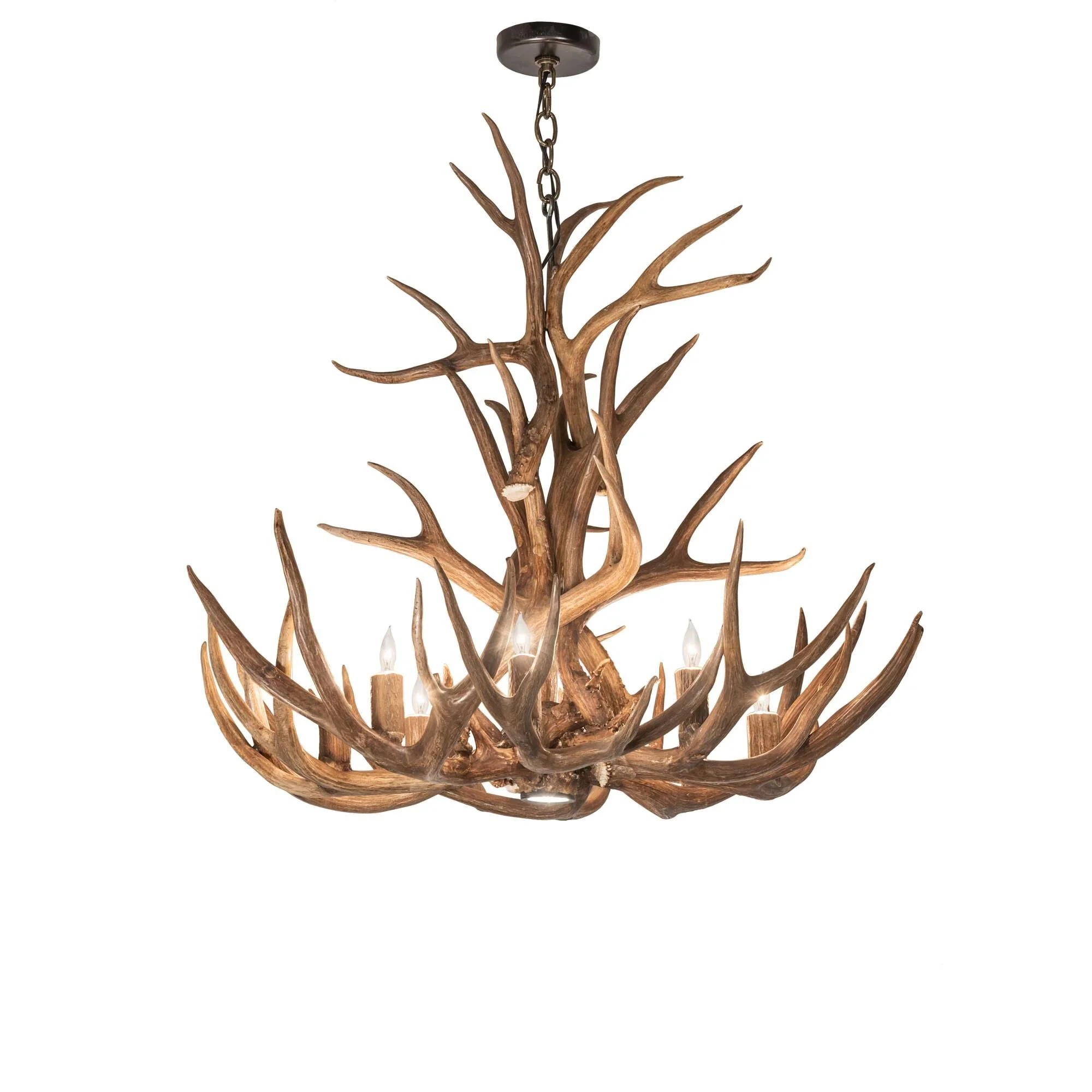 Meyda Lighting Antlers 34 Inch Led Chandelier Cp744207 - Image 1