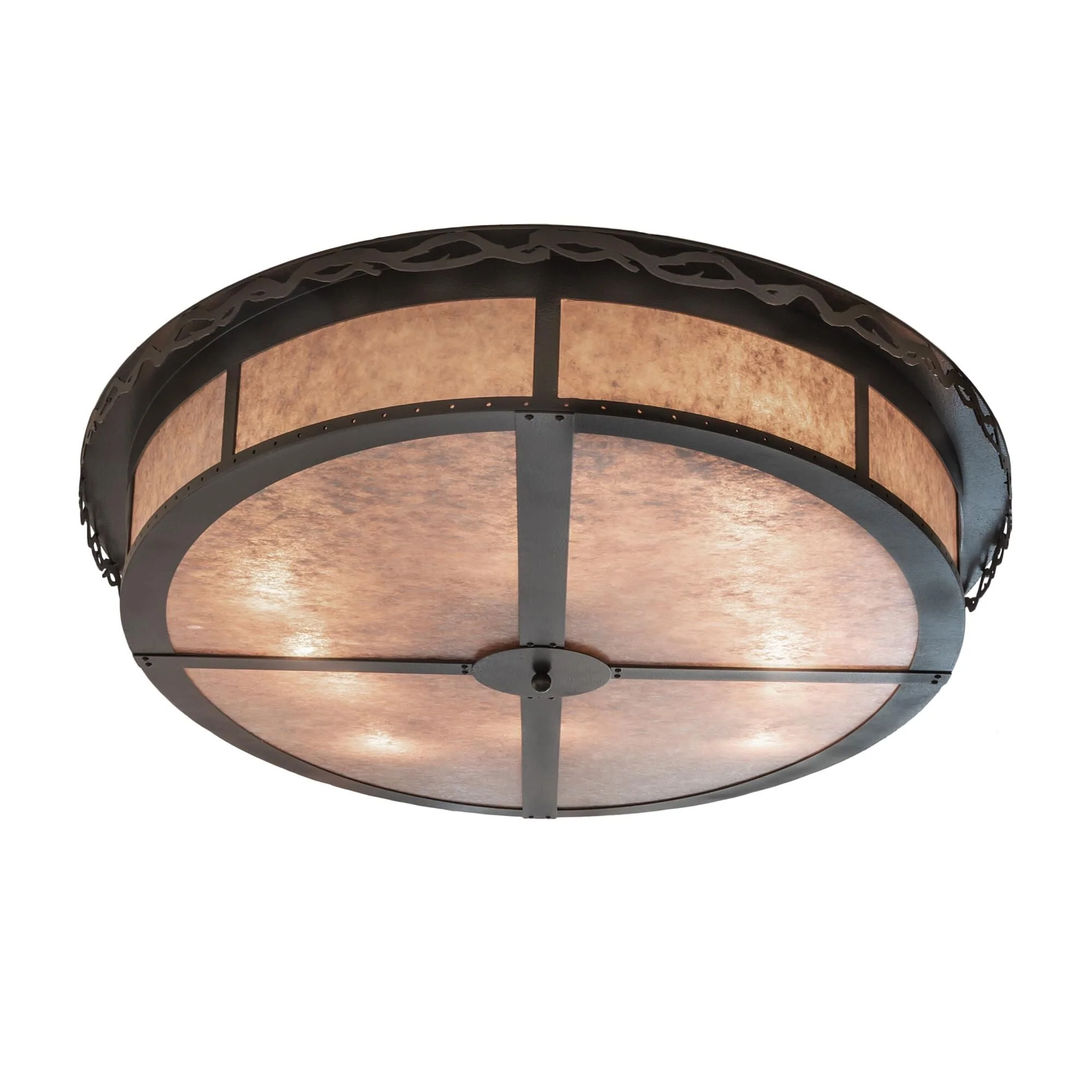 Meyda Lighting Craftsman Prime 72 Inch 12 Light Led Flush Mount Cp779895 - Image 2
