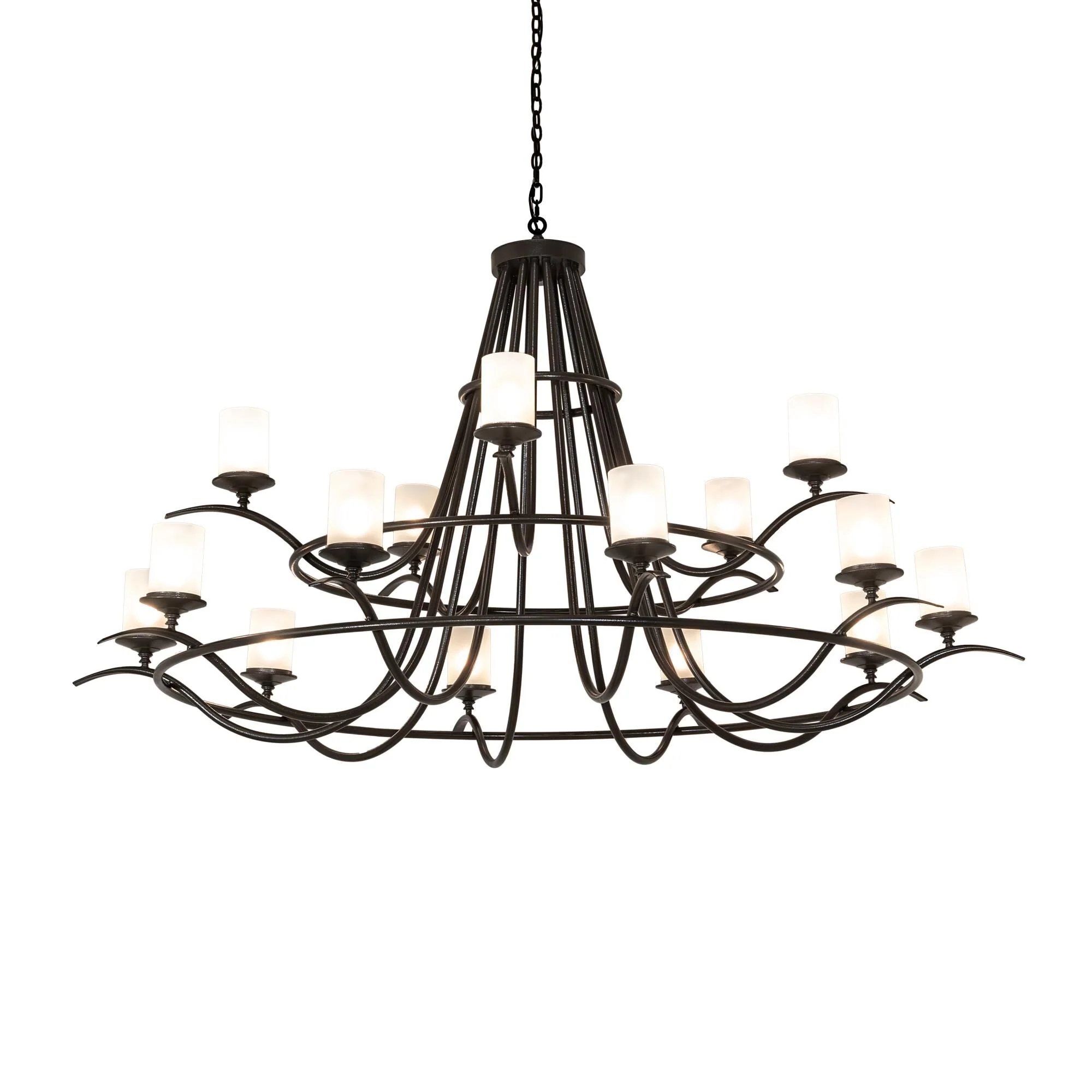Meyda Lighting Octavia 78 Inch 15 Light Led Chandelier Cp779808 - Image 1