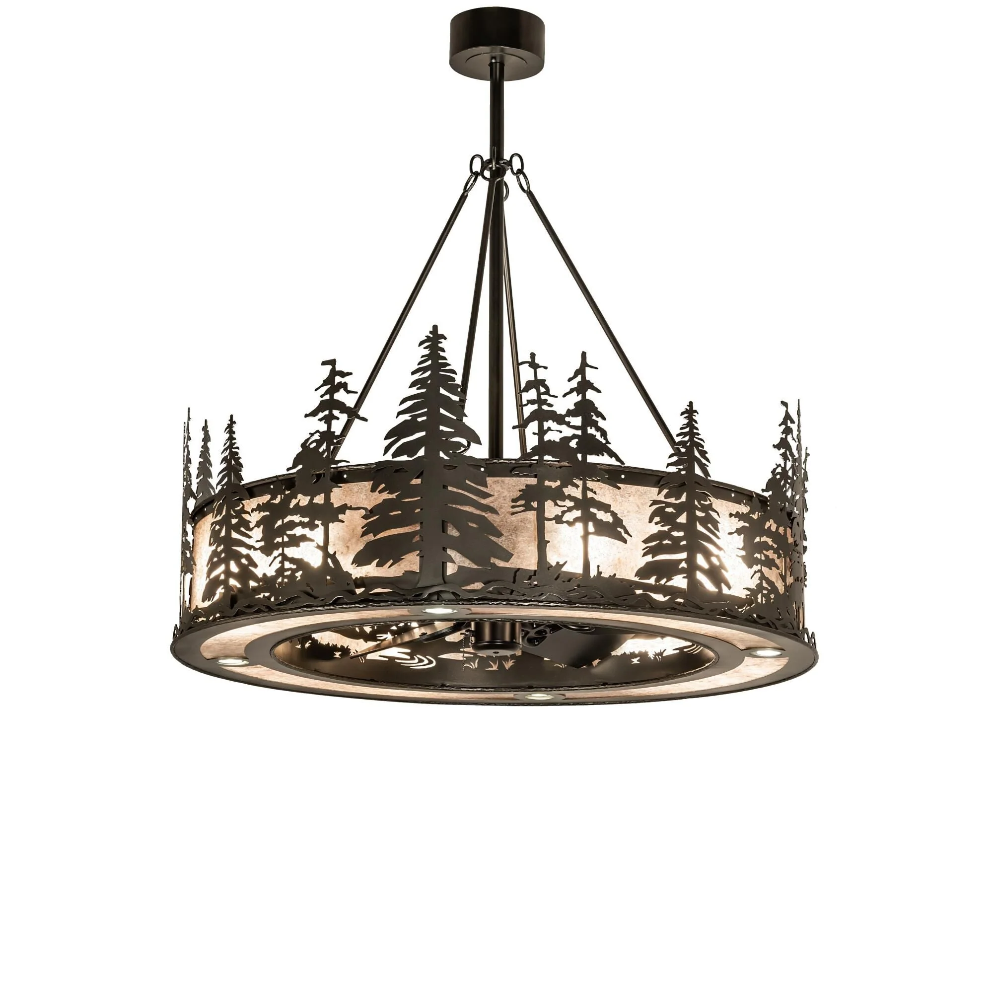 Meyda Lighting Tall Pines 45 Inch Chandelier Cp744370 - Image 1