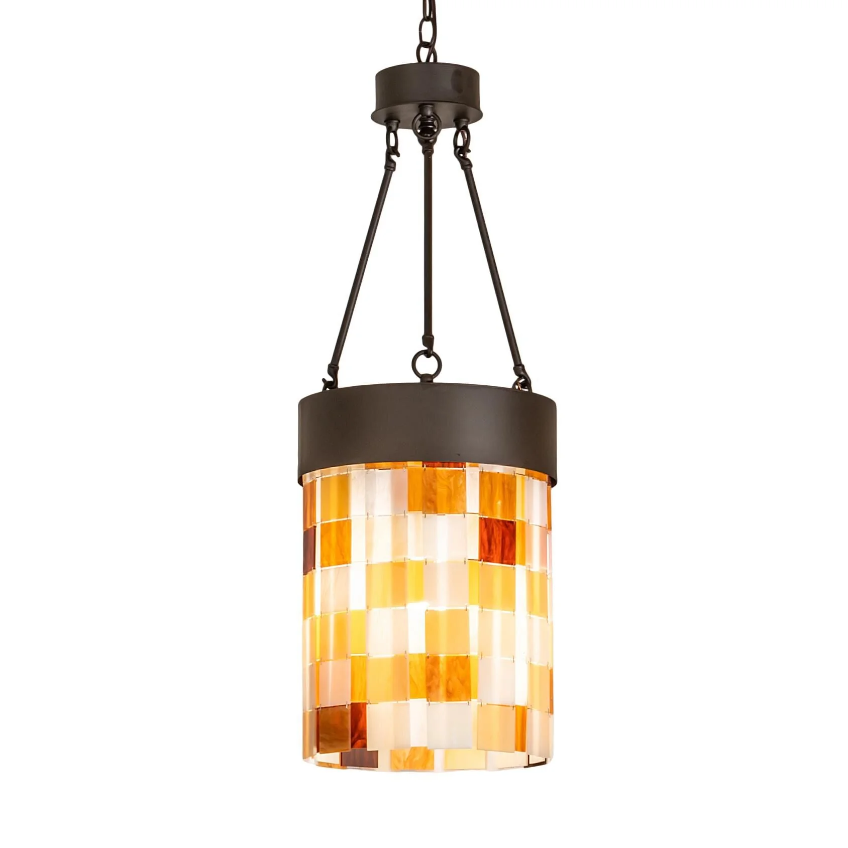 Meyda Lighting Cilindro Calico 16 Inch Large Pendant Cp779991 - Image 1