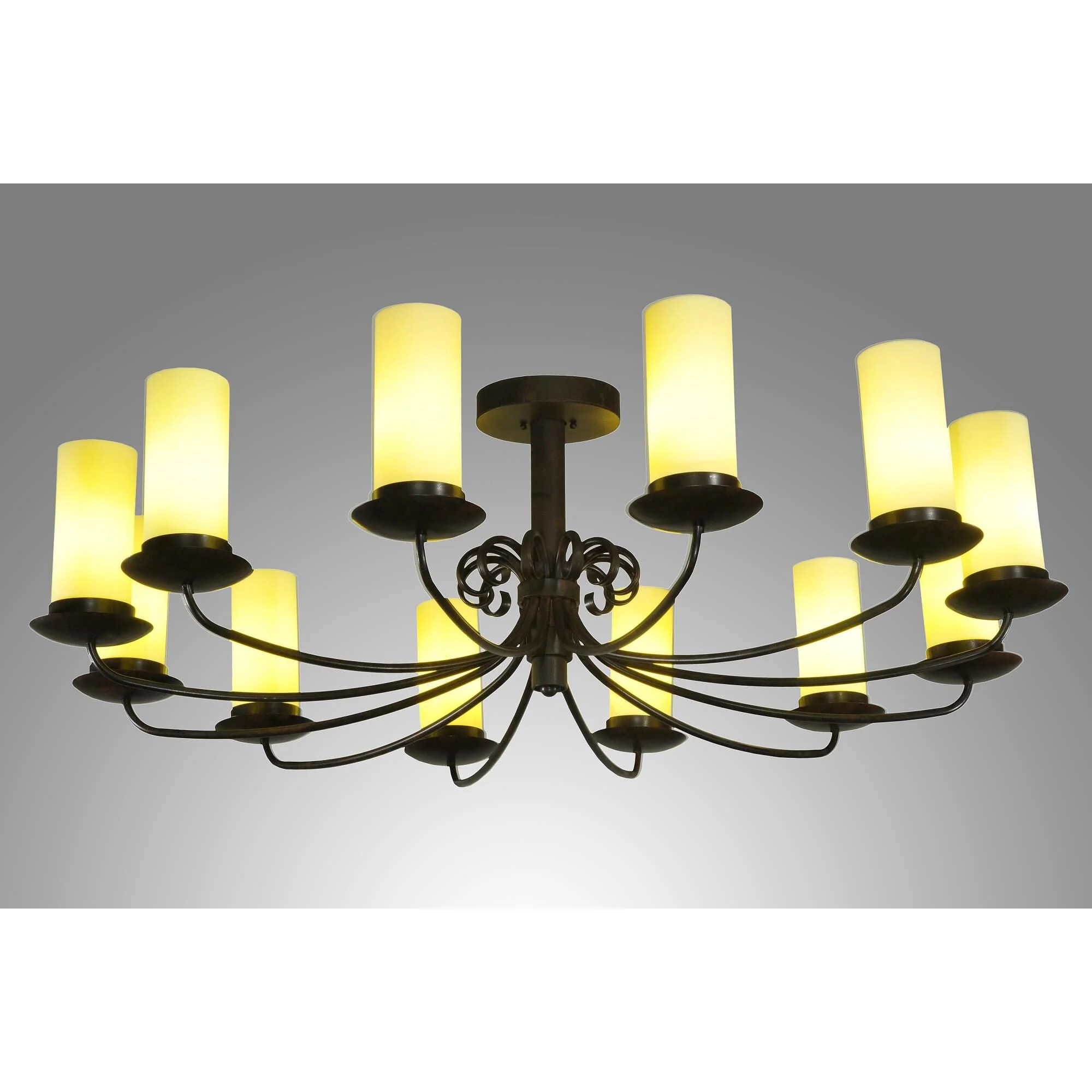 Meyda Lighting Atria 54 Inch 2 Light Chandelier Cp744094 - Image 1
