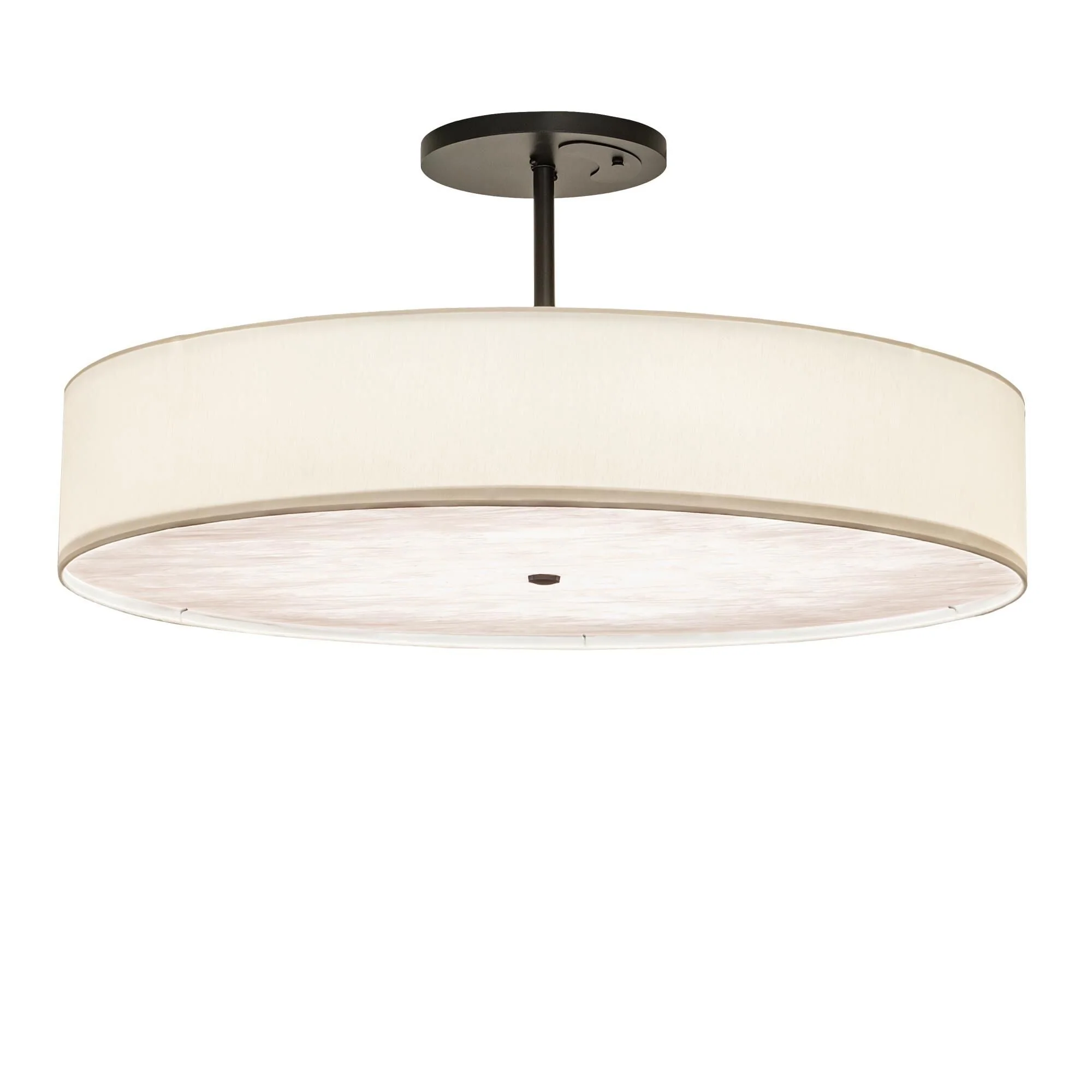 Meyda Lighting Cilindro Textrene 42 Inch Led Large Pendant Cp780152 - Image 1