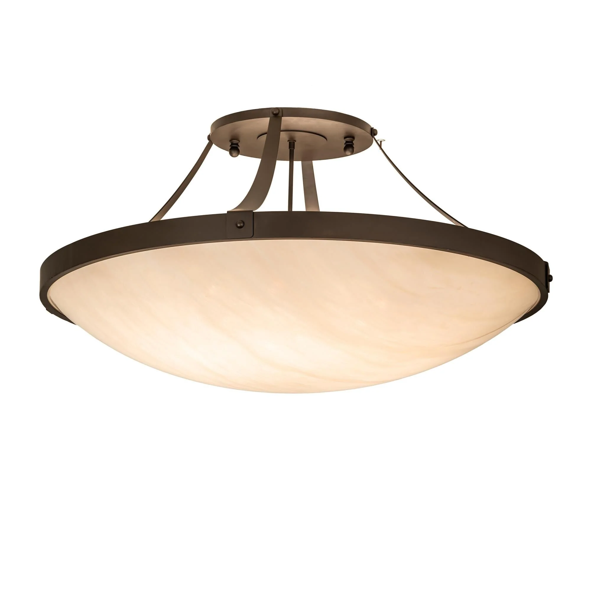 Meyda Lighting Urban 42 Inch 8 Light Semi Flush Mount Cp780154 - Image 1