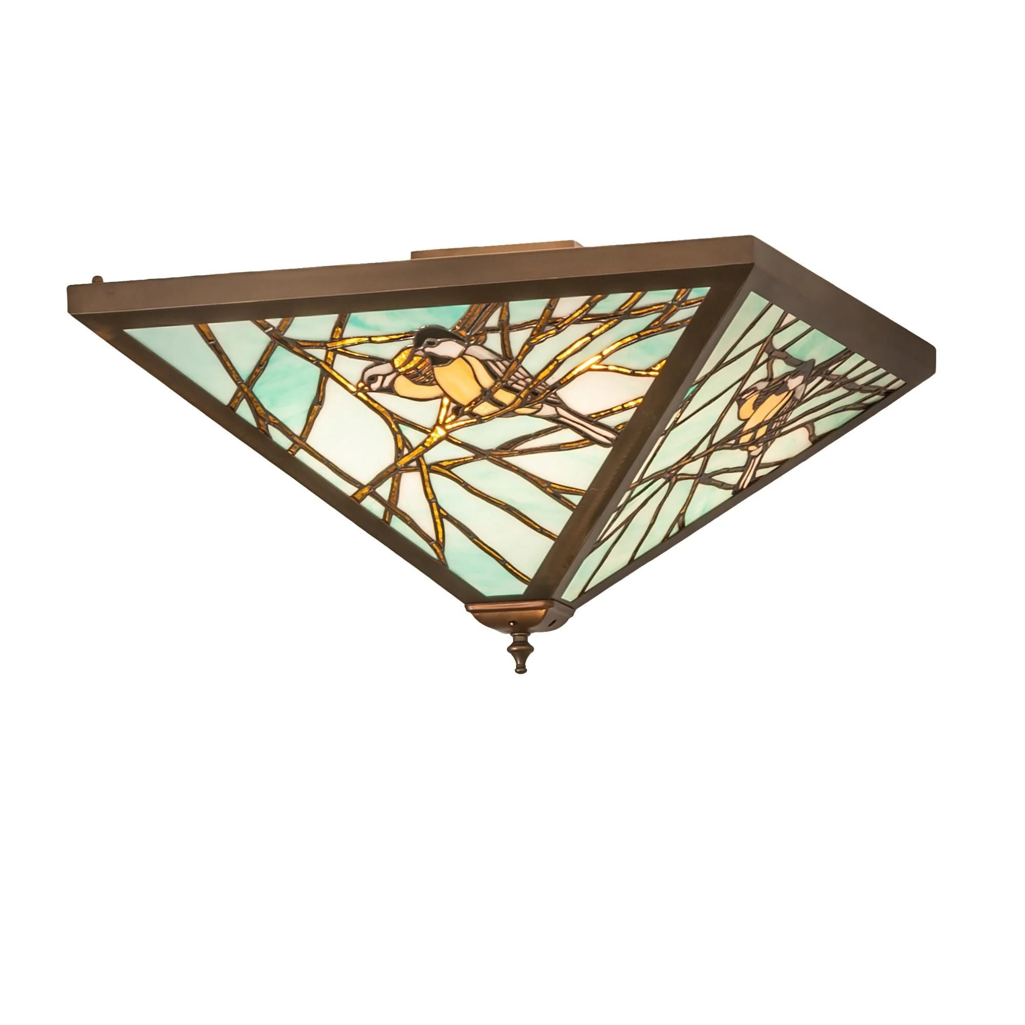 Meyda Lighting Backyard Friends 29 Inch 4 Light Flush Mount Cp779921 - Image 1