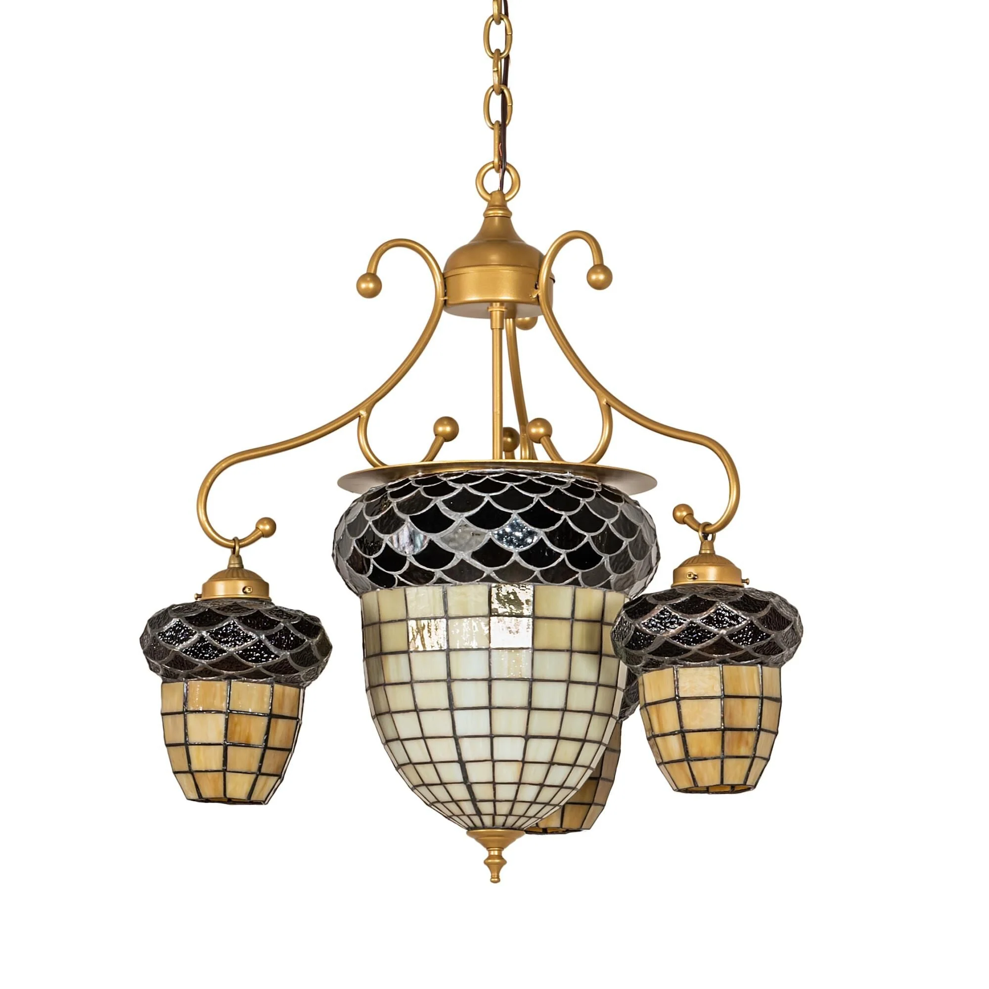 Meyda Lighting Acorn 28 Inch 2 Light Led Chandelier Cp779774 - Image 2