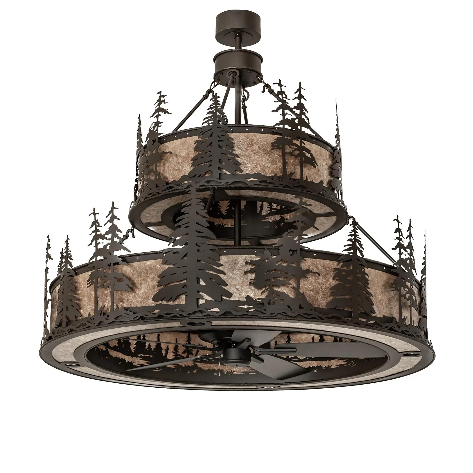 Meyda Lighting Tall Pines 56 Inch 12 Light Chandelier Cp779812 - Image 3