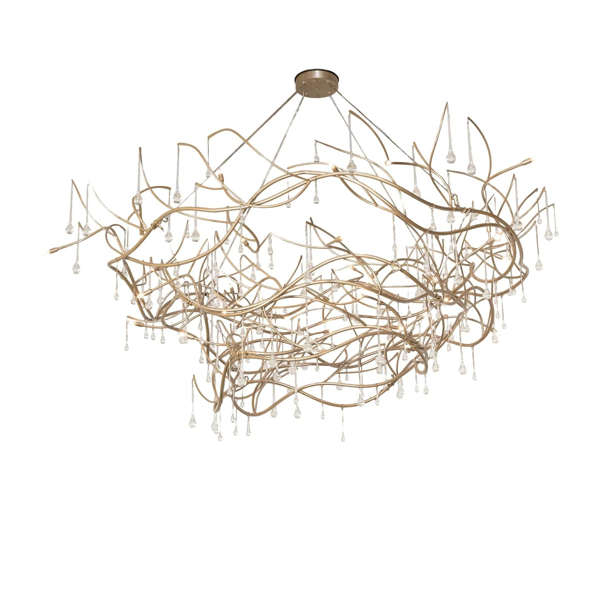 Meyda Lighting Crystal Tear Drop 96 Inch 32 Light Chandelier Cp779850 - Image 1