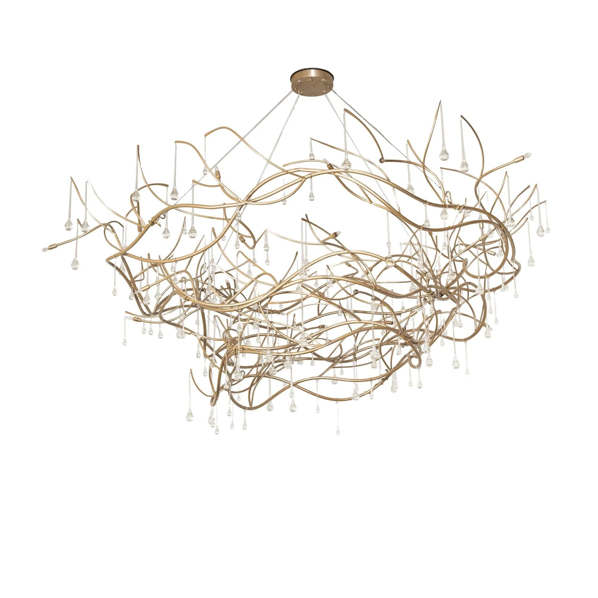 Meyda Lighting Crystal Tear Drop 96 Inch 32 Light Chandelier Cp779850 - Image 2