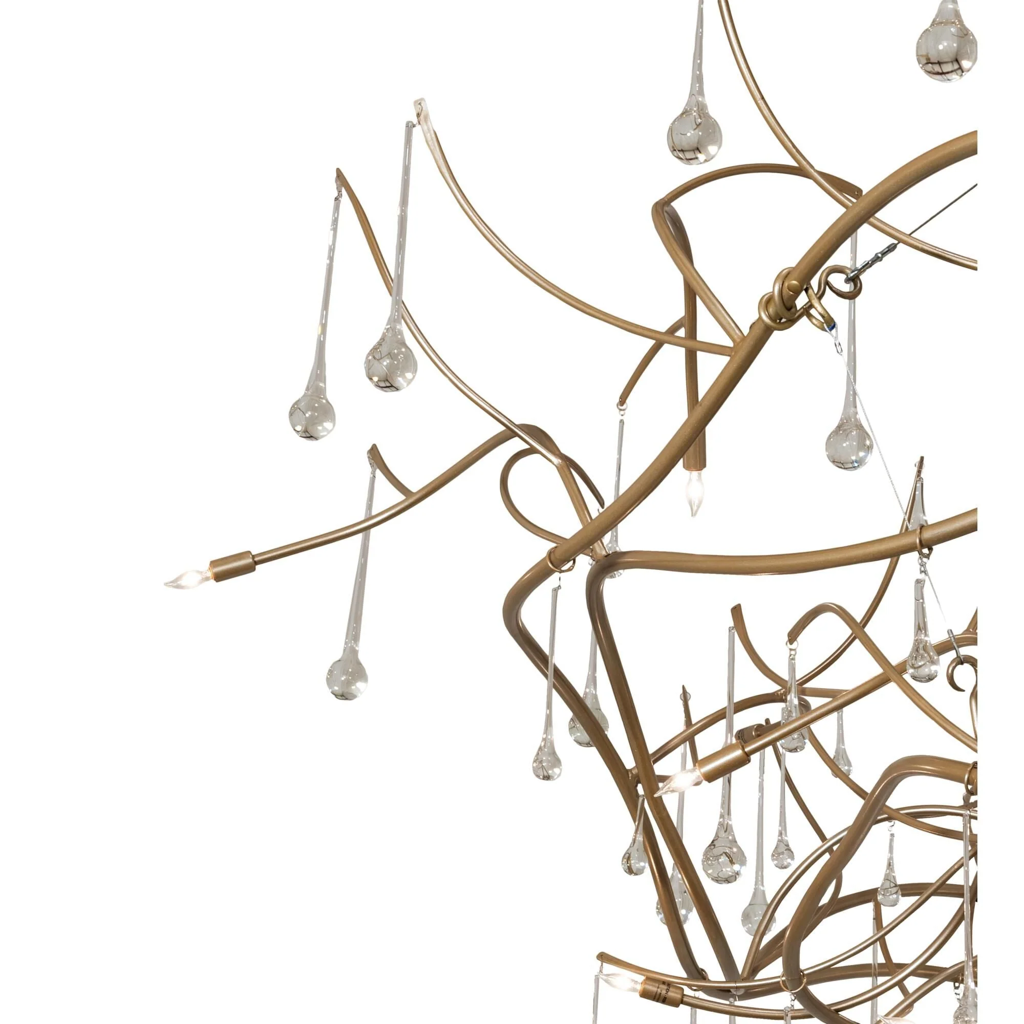 Meyda Lighting Crystal Tear Drop 96 Inch 32 Light Chandelier Cp779850 - Image 3