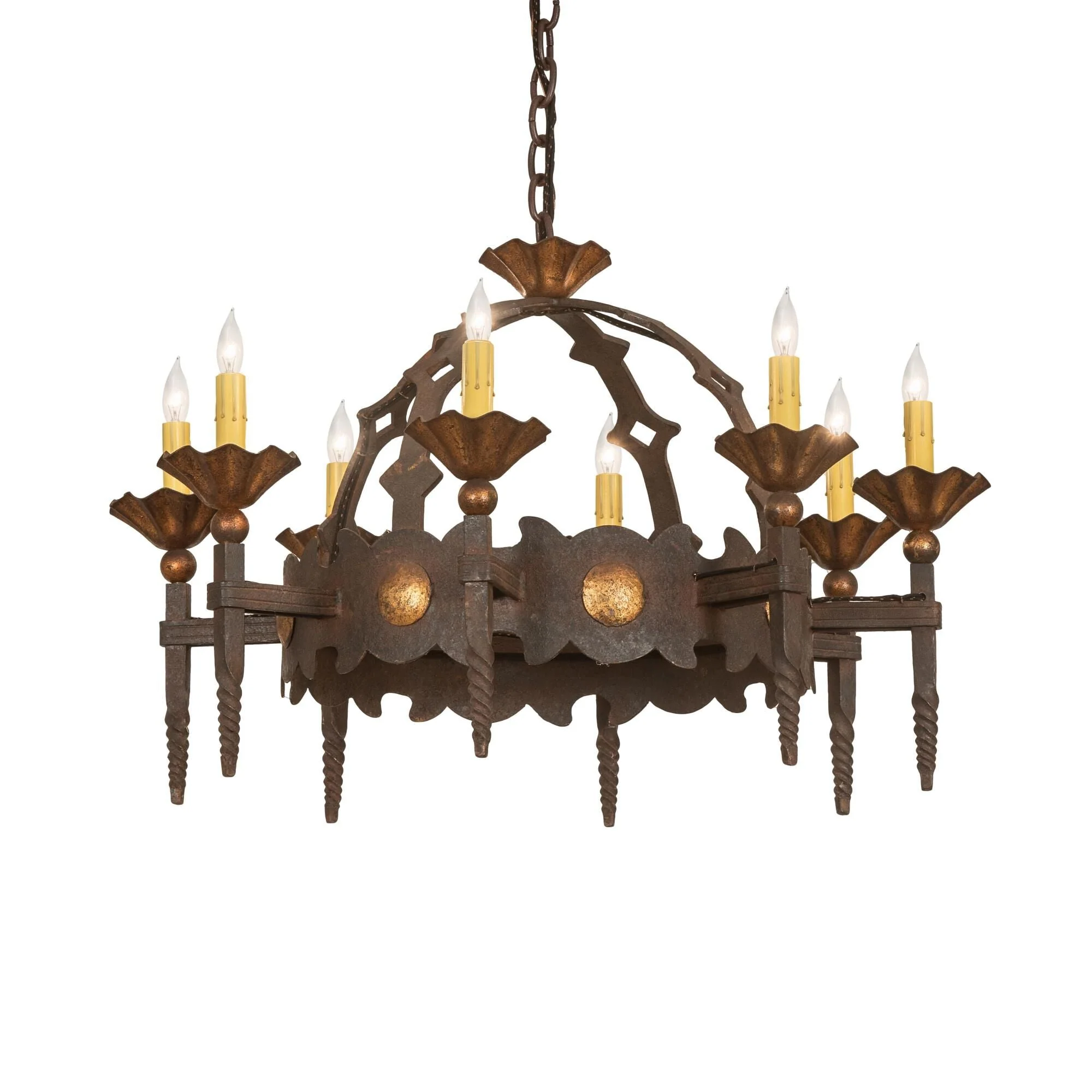Meyda Lighting Antibes 28 Inch 2 Light Chandelier Cp744113 - Image 2