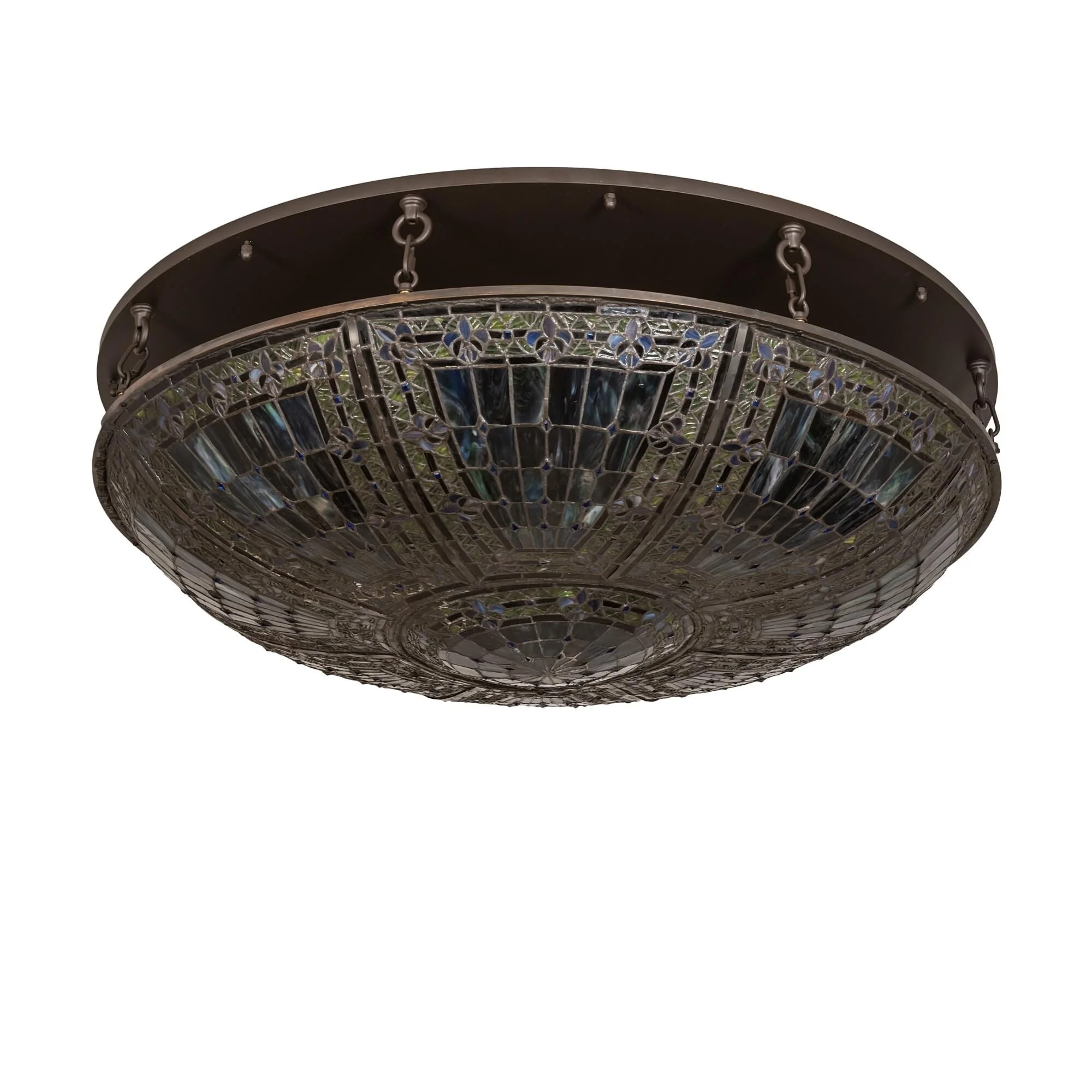 Meyda Lighting Fleur De Lis 40 Inch 8 Light Flush Mount Cp779926 - Image 2