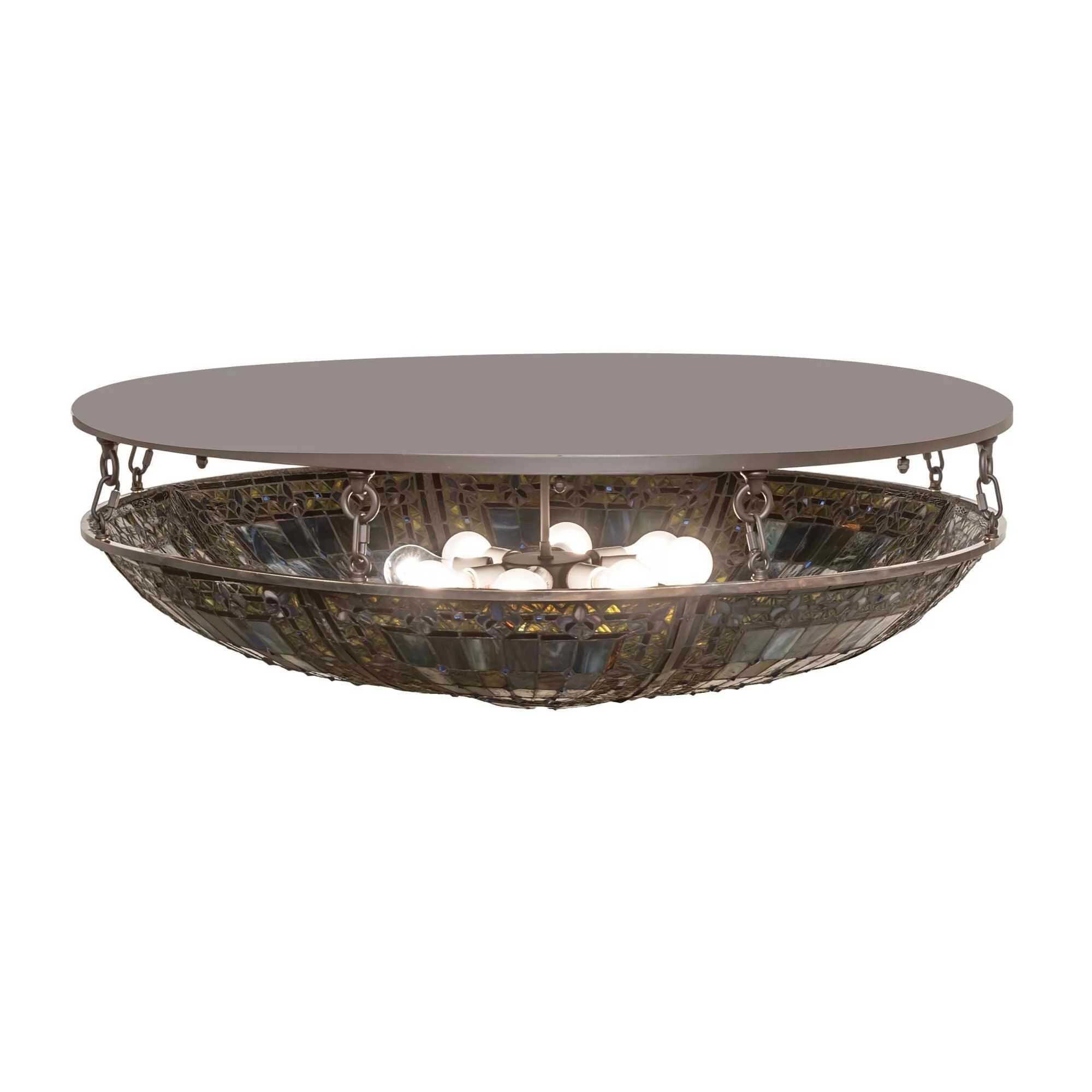 Meyda Lighting Fleur De Lis 40 Inch 8 Light Flush Mount Cp779926 - Image 3