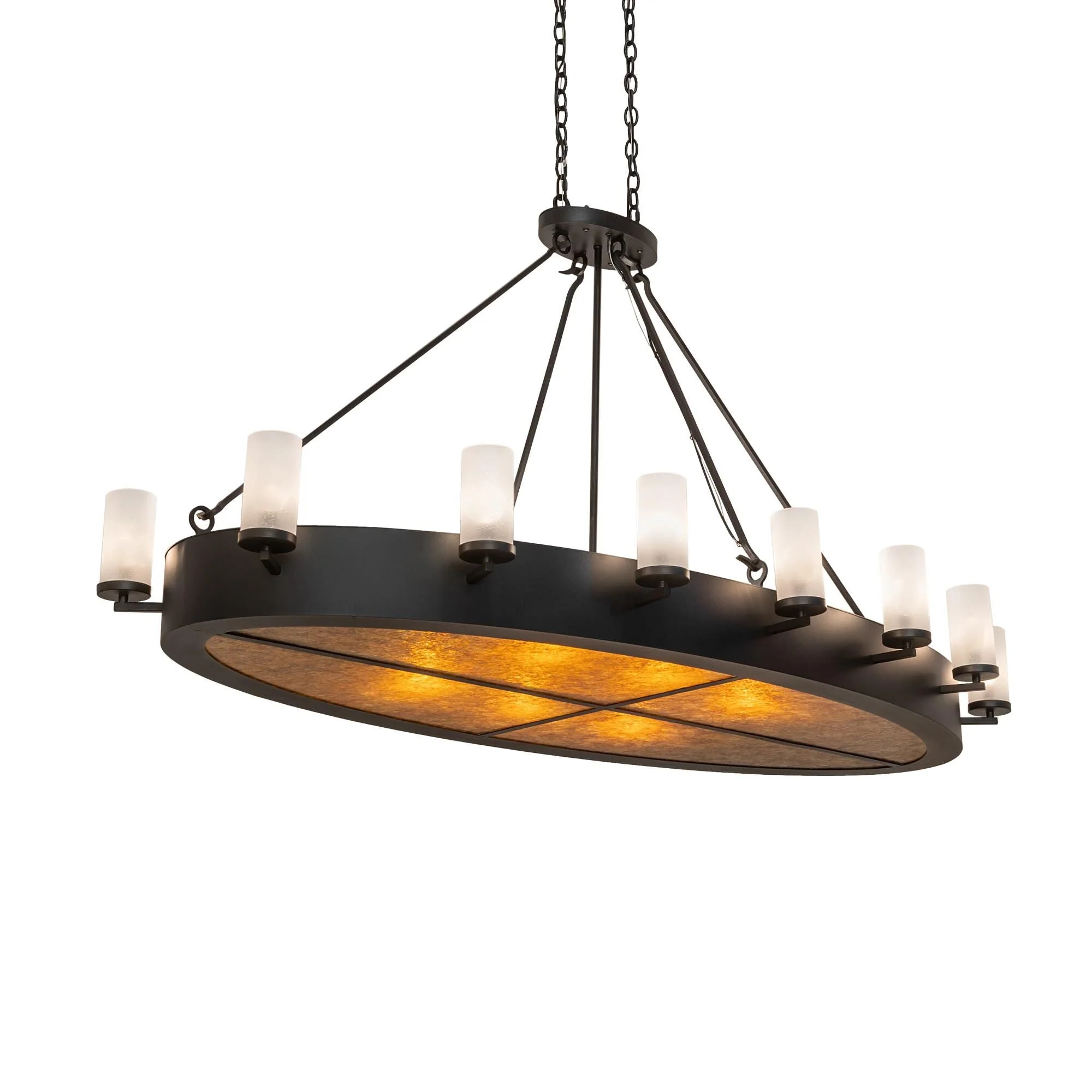Meyda Lighting Craftsman Avalon 67 Inch 6 Light Led Chandelier Cp779790 - Image 1