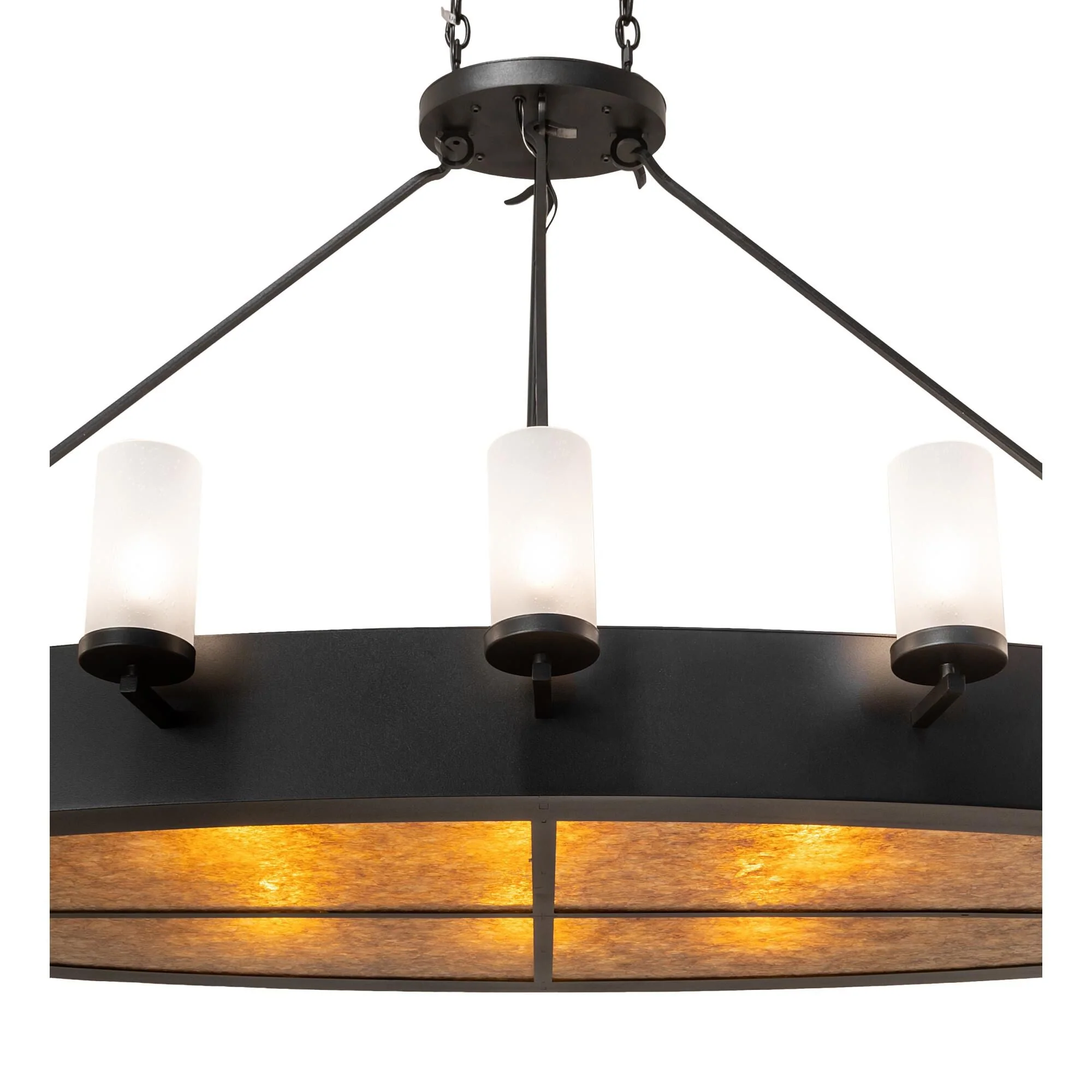 Meyda Lighting Craftsman Avalon 67 Inch 6 Light Led Chandelier Cp779790 - Image 3
