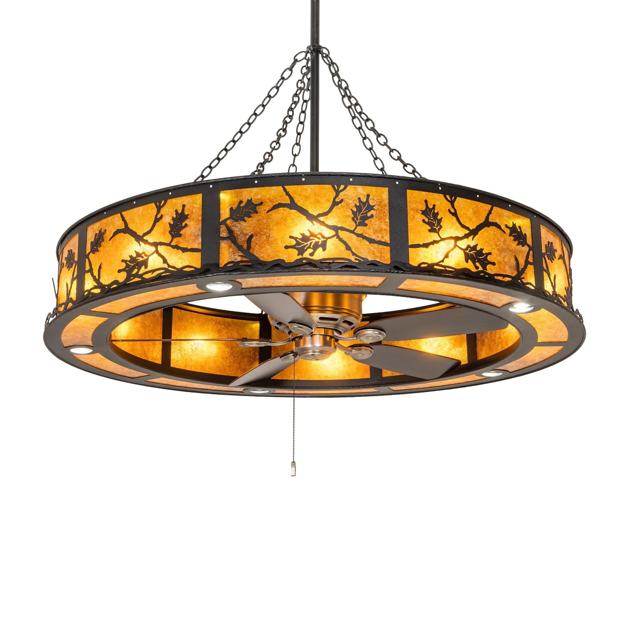 Meyda Lighting Oak Leaf 56 Inch 10 Light Chandelier Cp779845 - Image 1