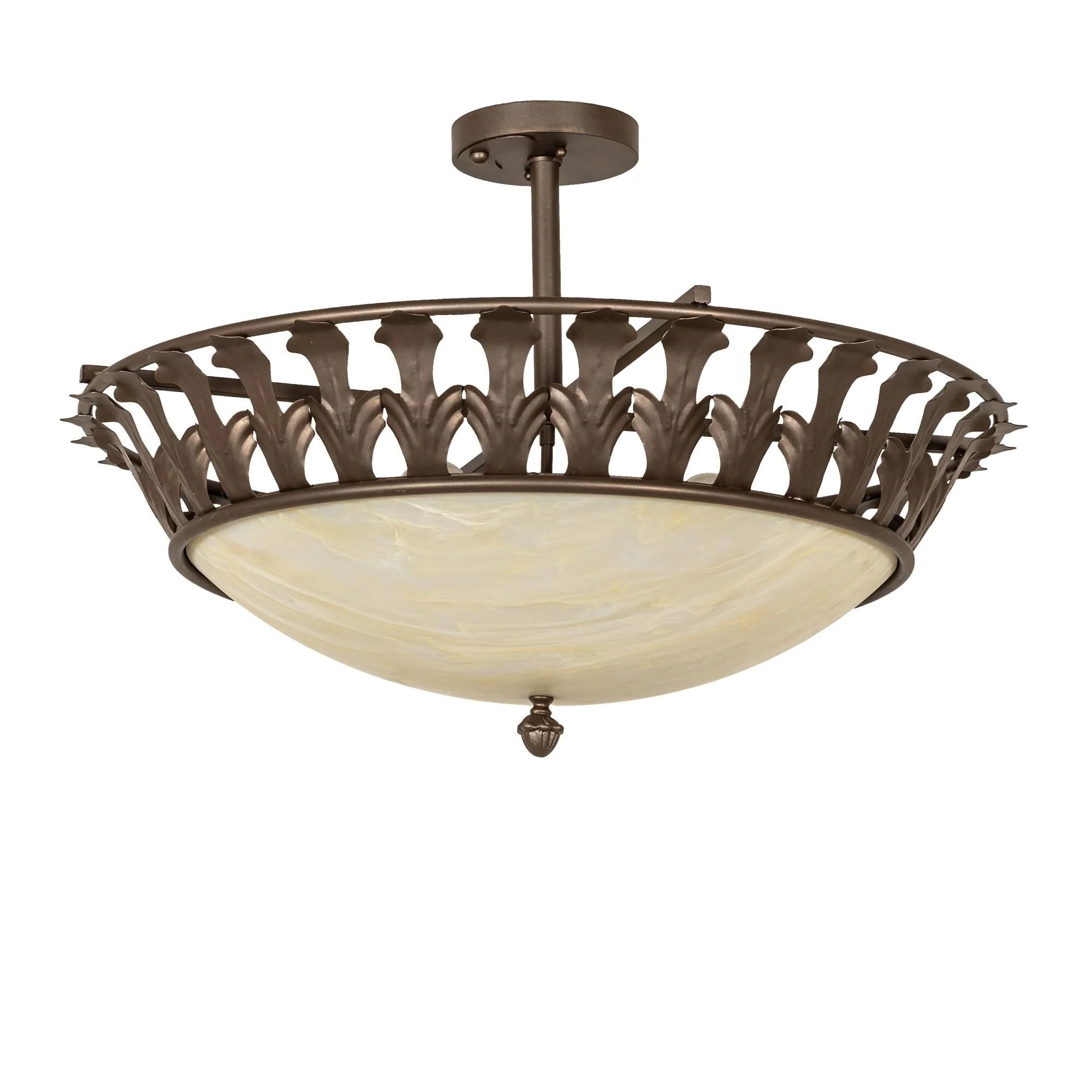 Meyda Lighting Hampton 30 Inch 4 Light Semi Flush Mount Cp780150 - Image 2