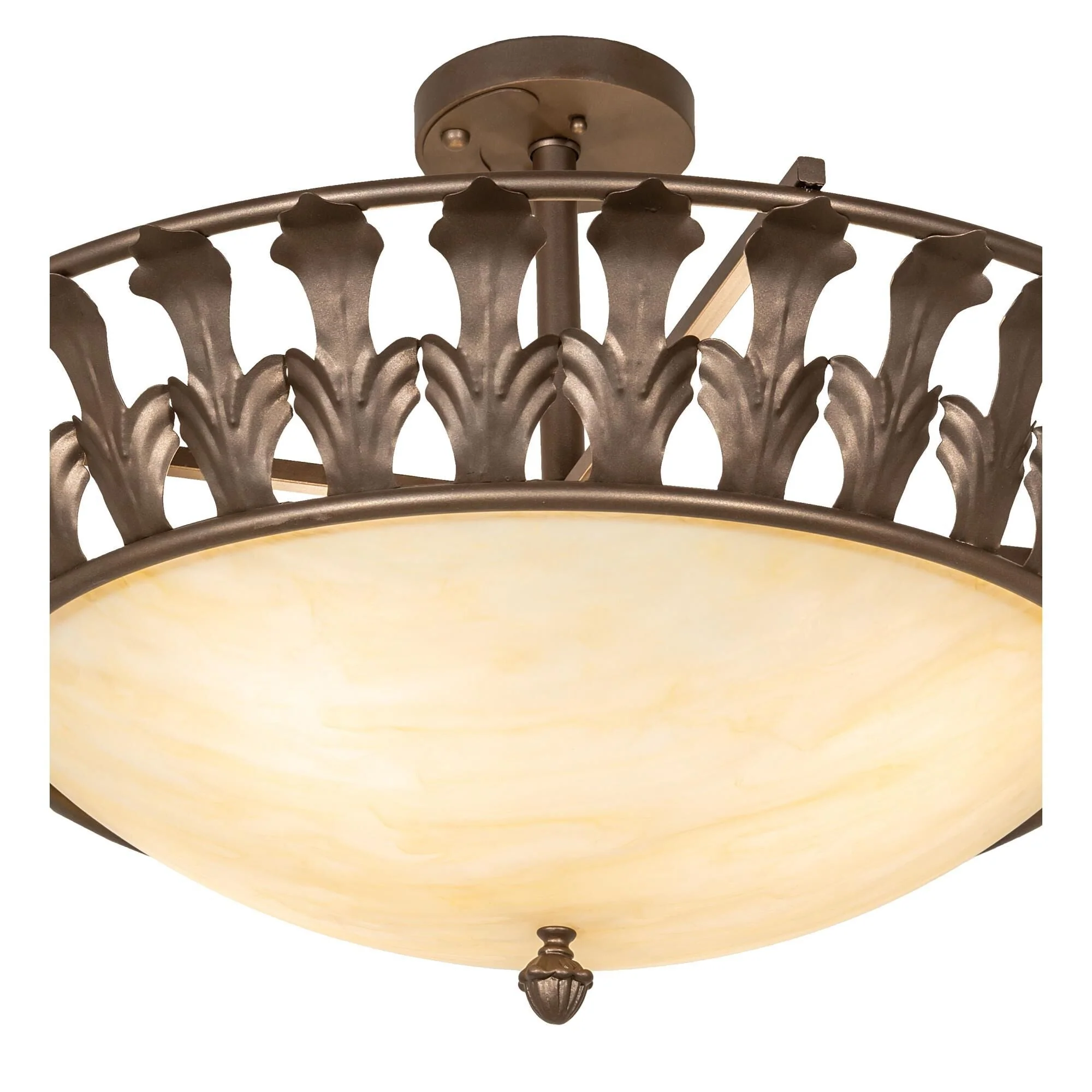 Meyda Lighting Hampton 30 Inch 4 Light Semi Flush Mount Cp780150 - Image 3