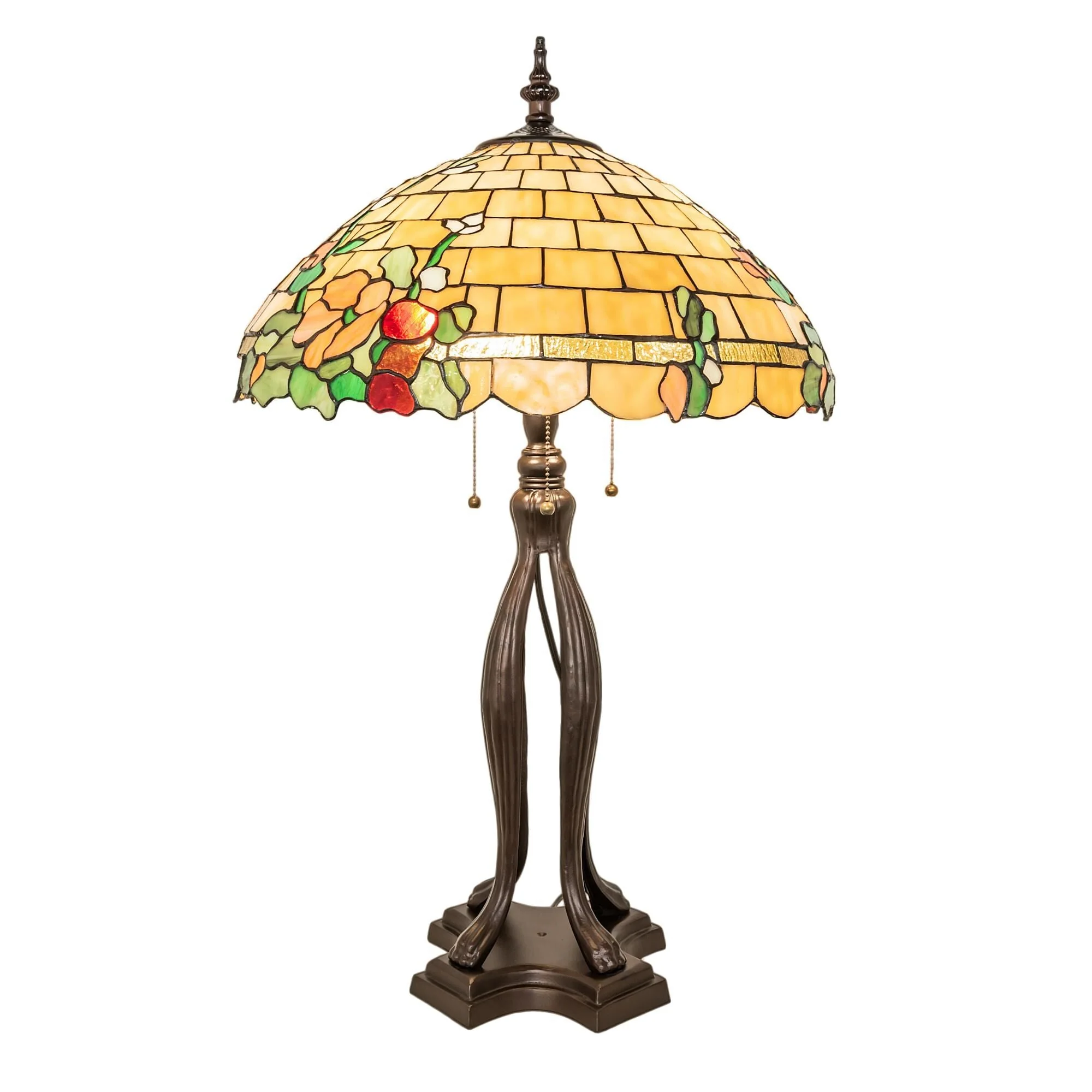 Meyda Lighting Duffner And Kimberly Hollyhock 33 Inch Table Lamp Cp780241 - Image 3