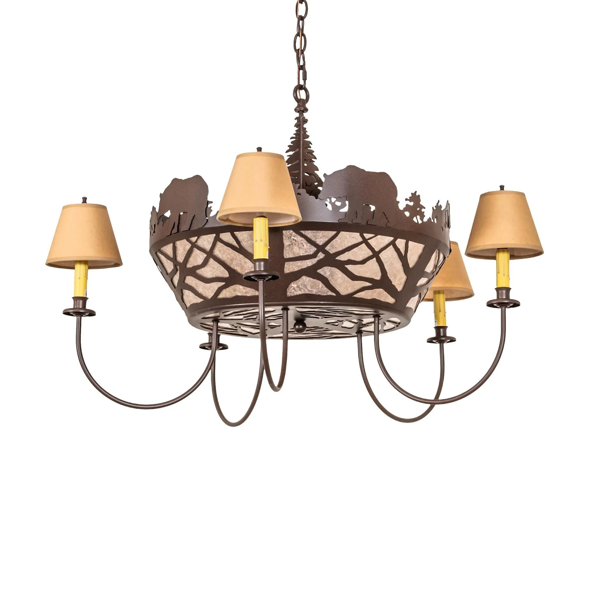 Meyda Lighting Black Bear 38 Inch 3 Light Chandelier Cp779772 - Image 3