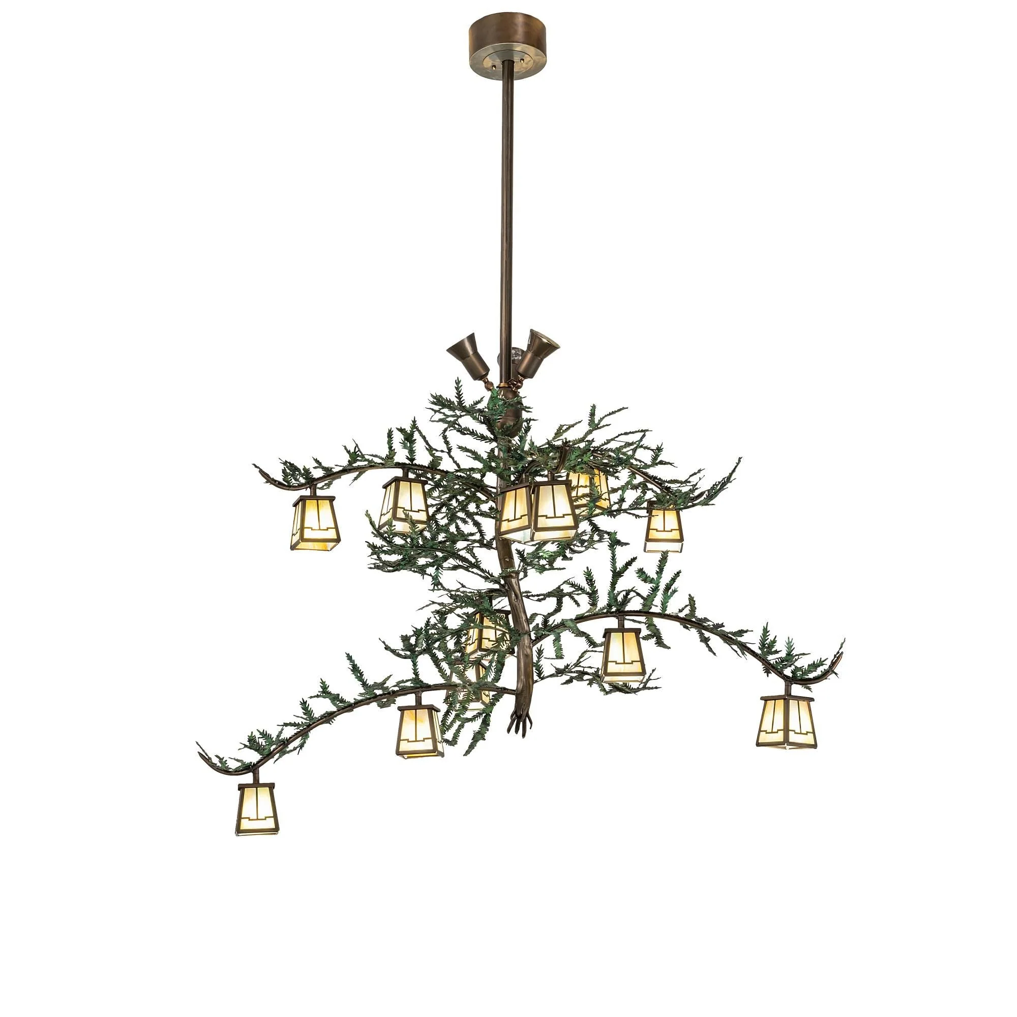Meyda Lighting Pine Branch 52 Inch 12 Light Led Chandelier Cp779826 - Image 1
