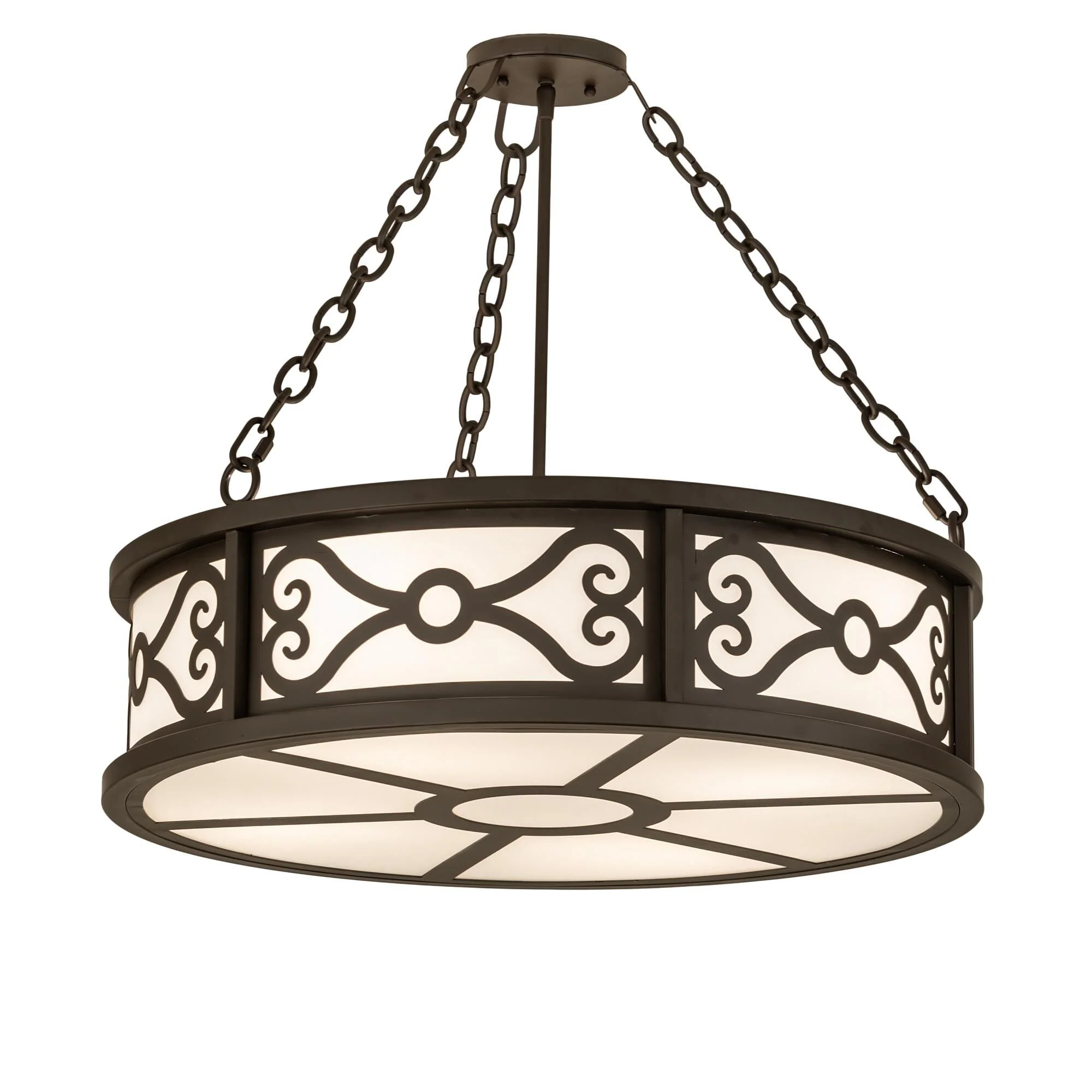 Meyda Lighting Donya 26 Inch 4 Light Semi Flush Mount Cp780156 - Image 1