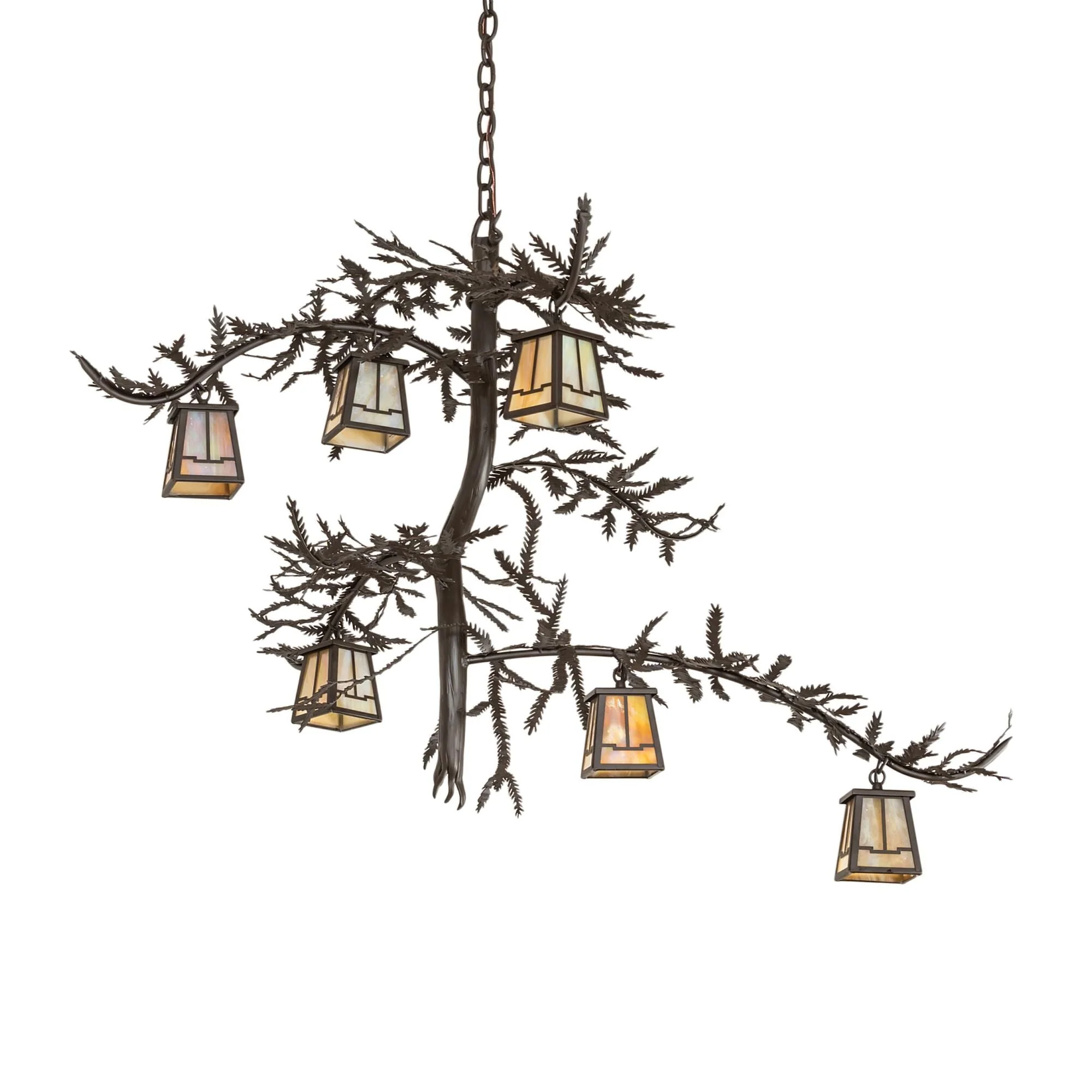 Meyda Lighting Pine Branch 45 Inch 6 Light Led Chandelier Cp779786 - Image 2