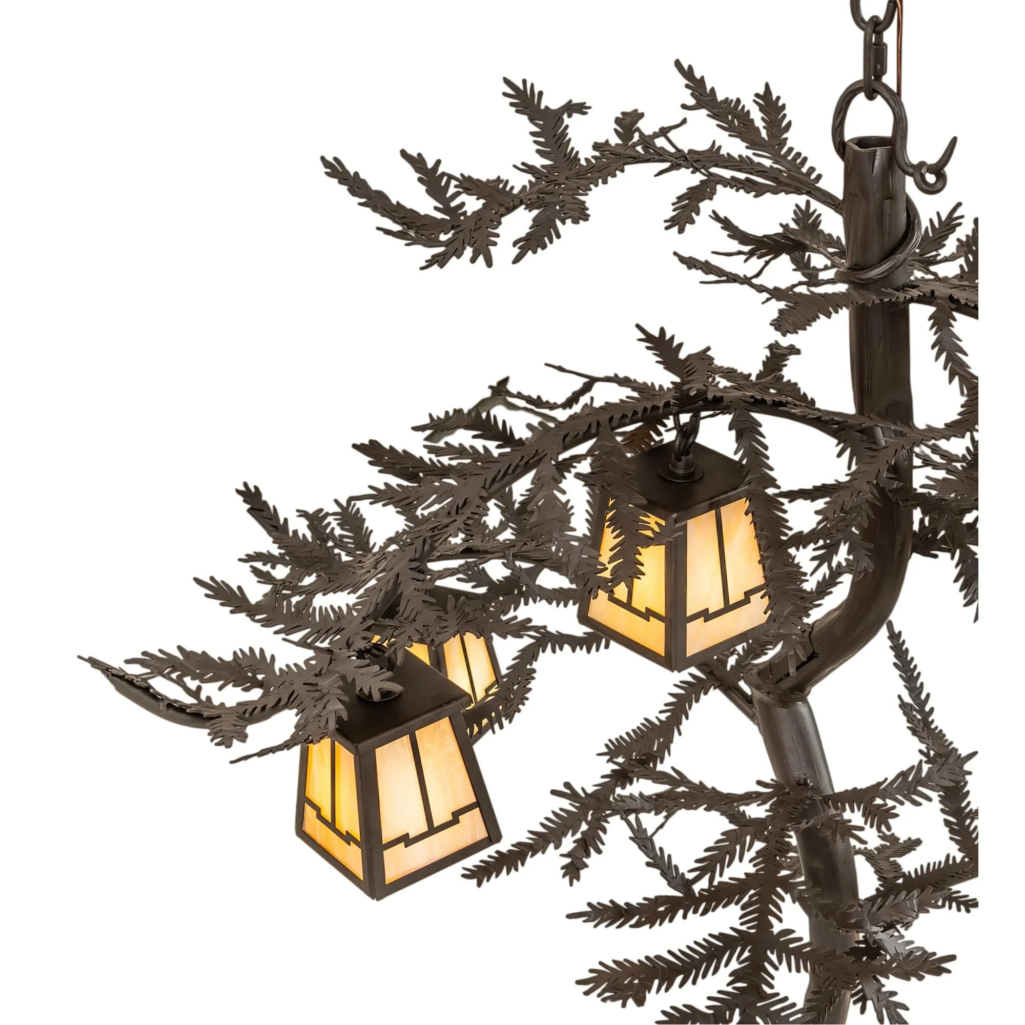 Meyda Lighting Pine Branch 45 Inch 6 Light Led Chandelier Cp779786 - Image 3