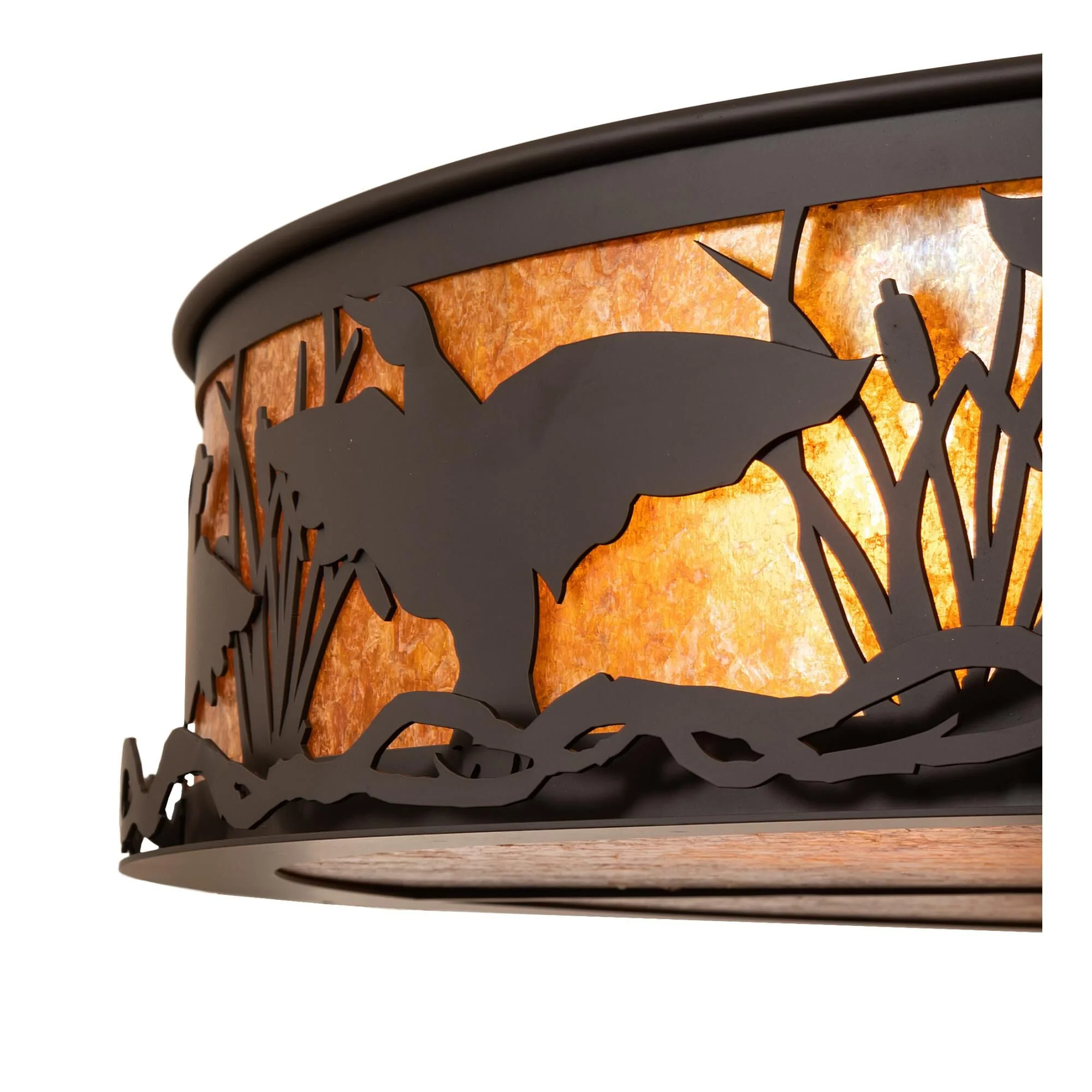 Meyda Lighting Ducks In Flight 40 Inch 4 Light Flush Mount Cp779901 - Image 2
