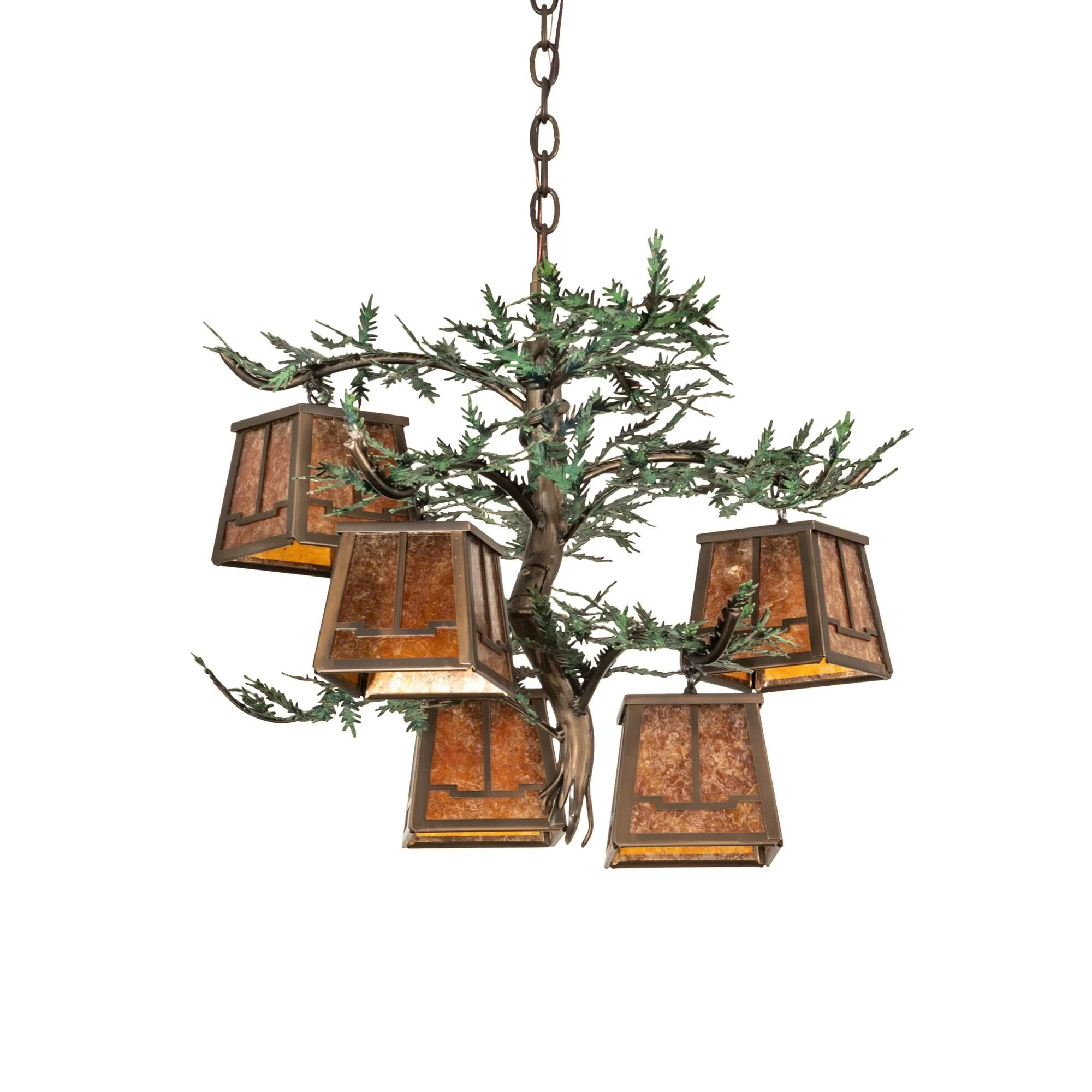 Meyda Lighting Pine Branch 29 Inch 5 Light Led Chandelier Cp779763 - Image 2